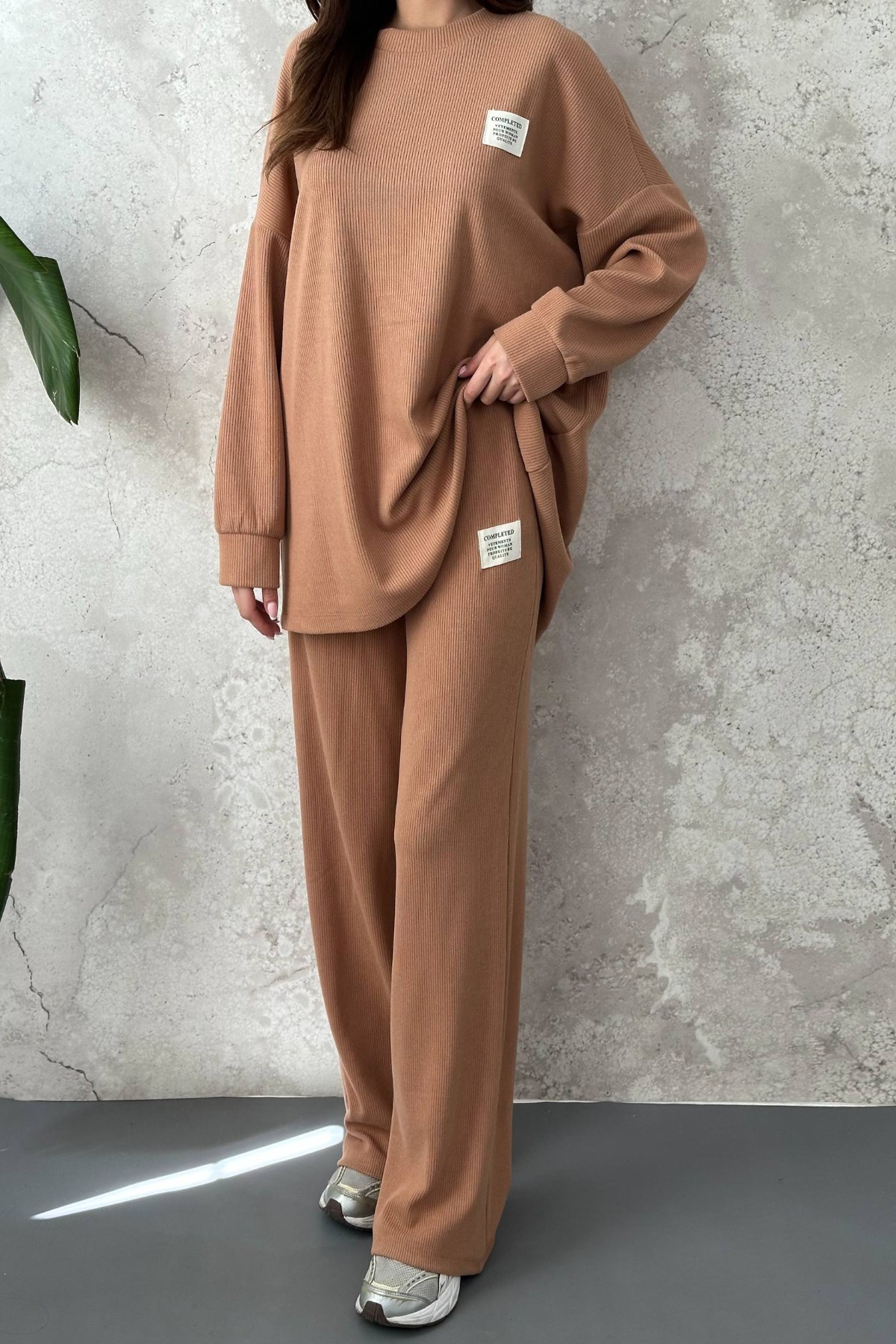 Camel Salaş Sweat Ve Pantolon 4