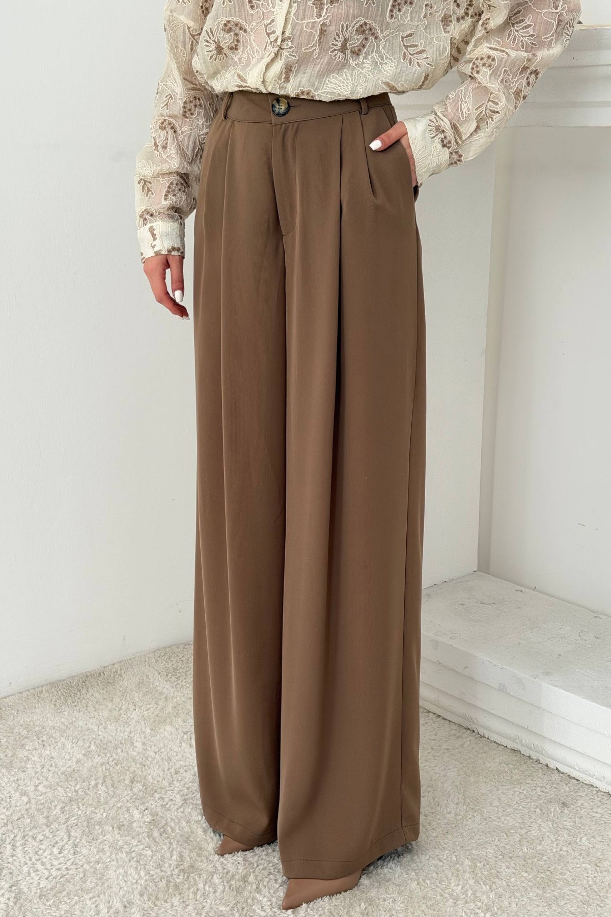 Mocca Pileli Comfort Pantolon 3