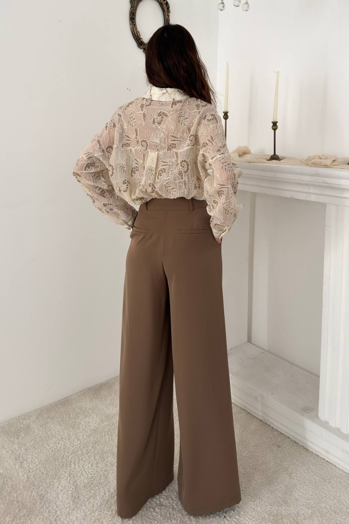 Mocca Pileli Comfort Pantolon 5
