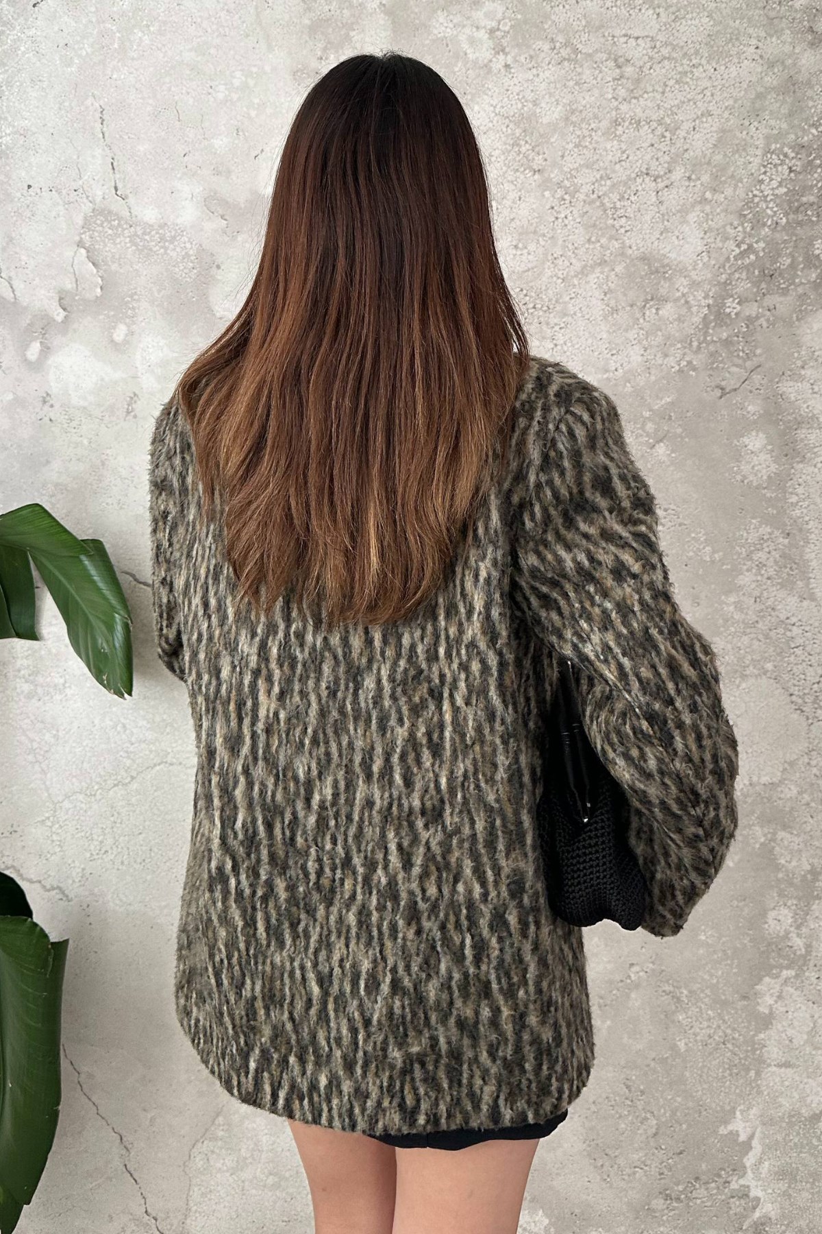 Leopar Leopar Yünlü Ceket 5
