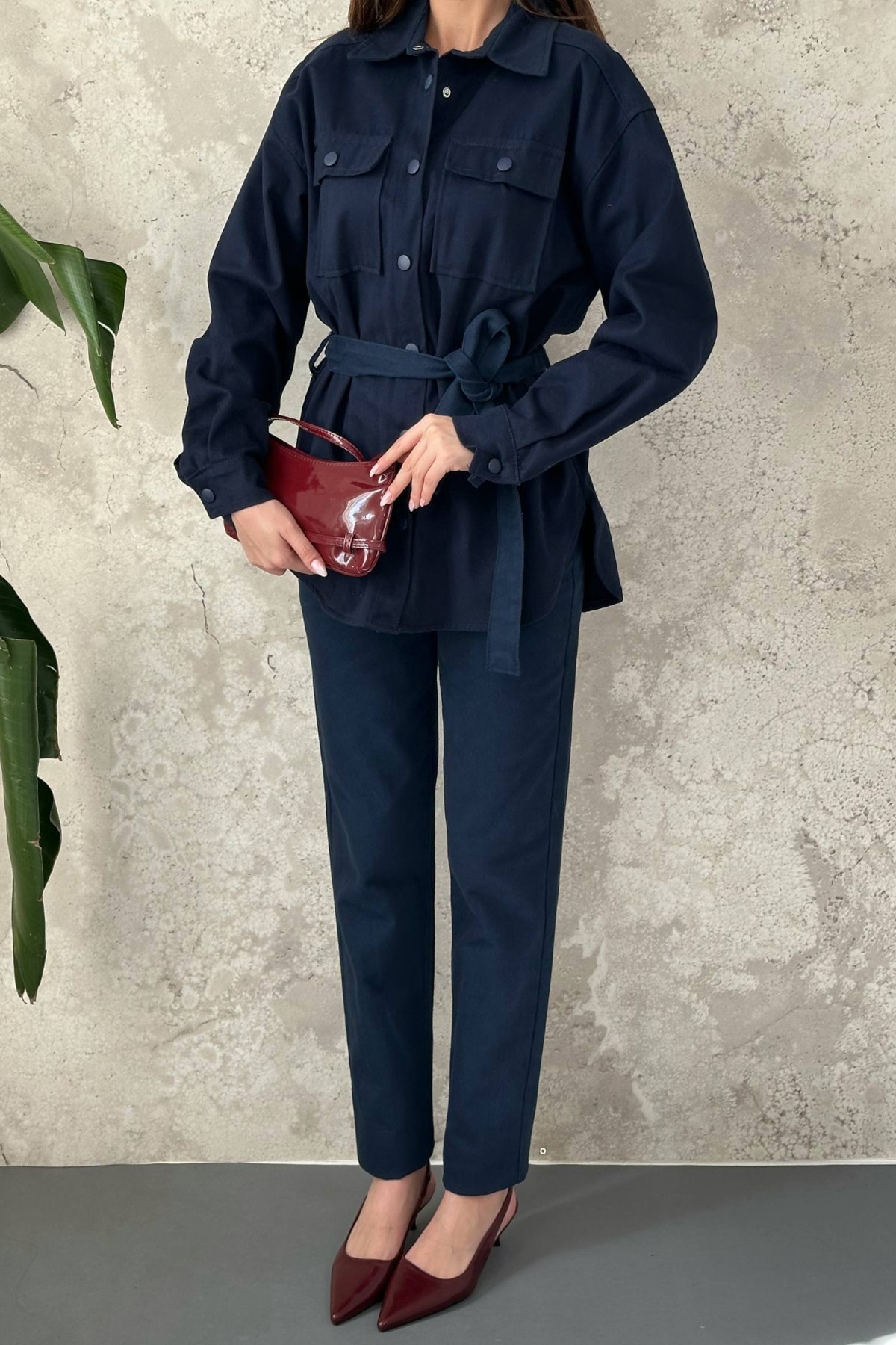 Lacivert Gabardin Takım 4