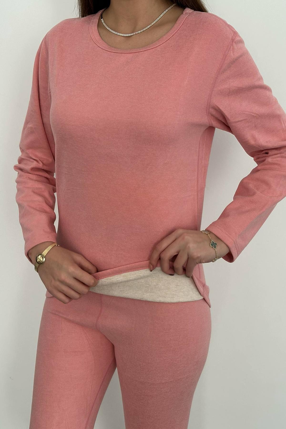 Pembe Çift Taraflı Termal Takım 4