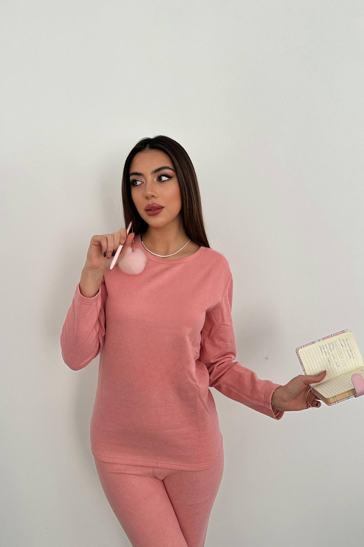 Pembe Çift Taraflı Termal Takım 3