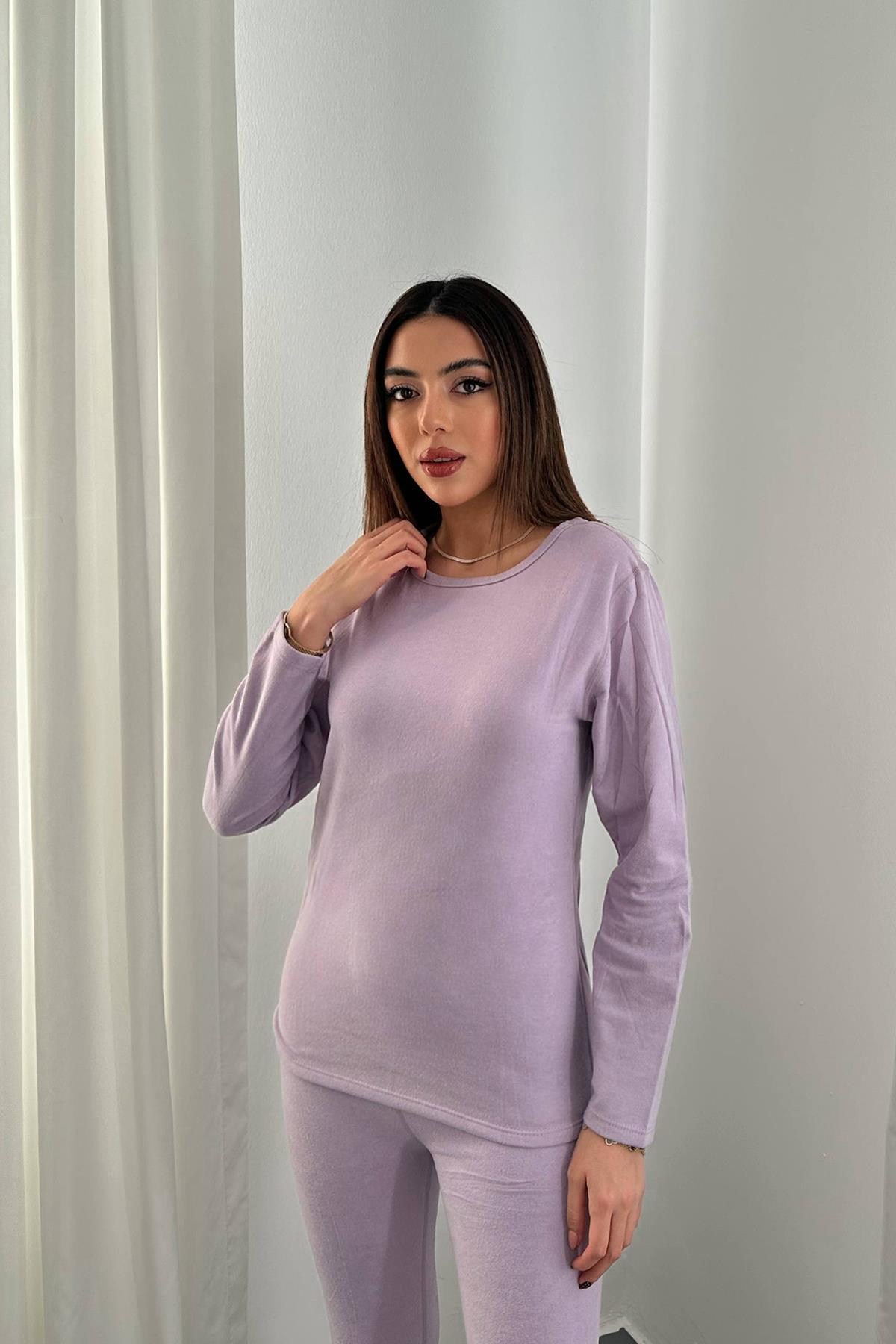 Lila Çift Taraflı Termal Takım 3