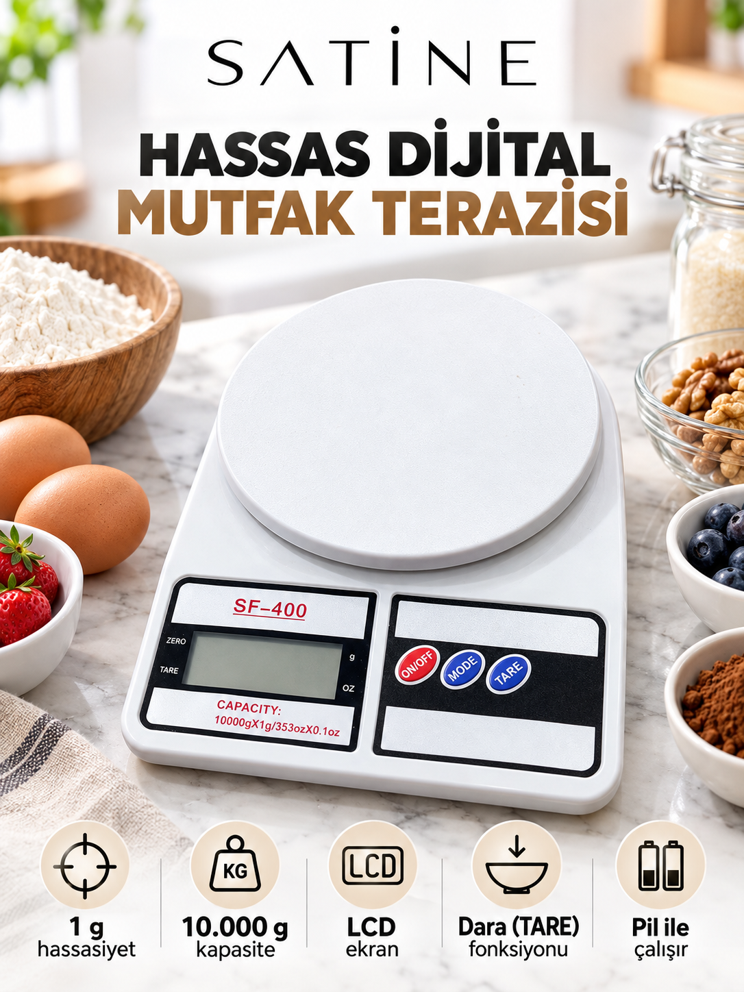 HASSAS MUTFAK TERAZİSİ 3