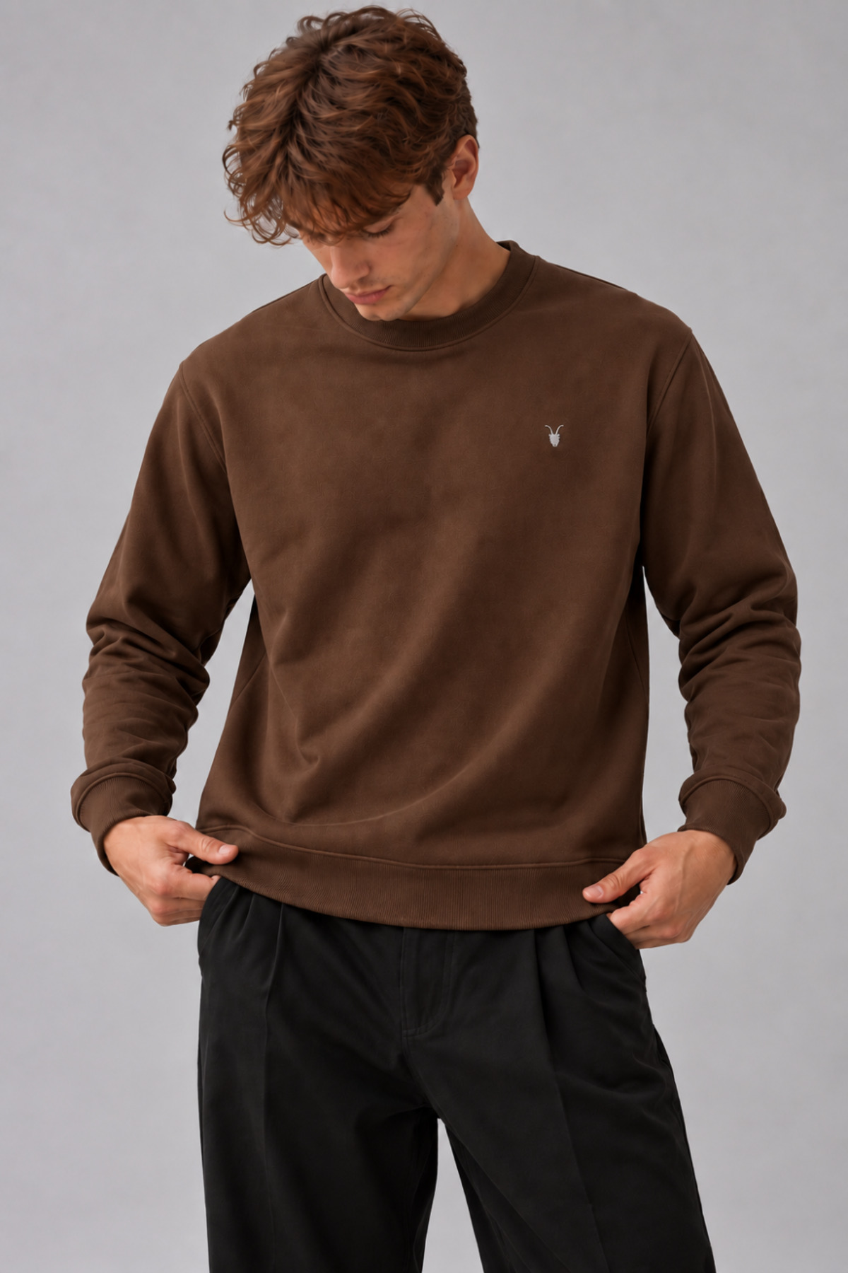 Erkek Bisiklet Yaka 2' Li Sweatshirt TARÇIN 6