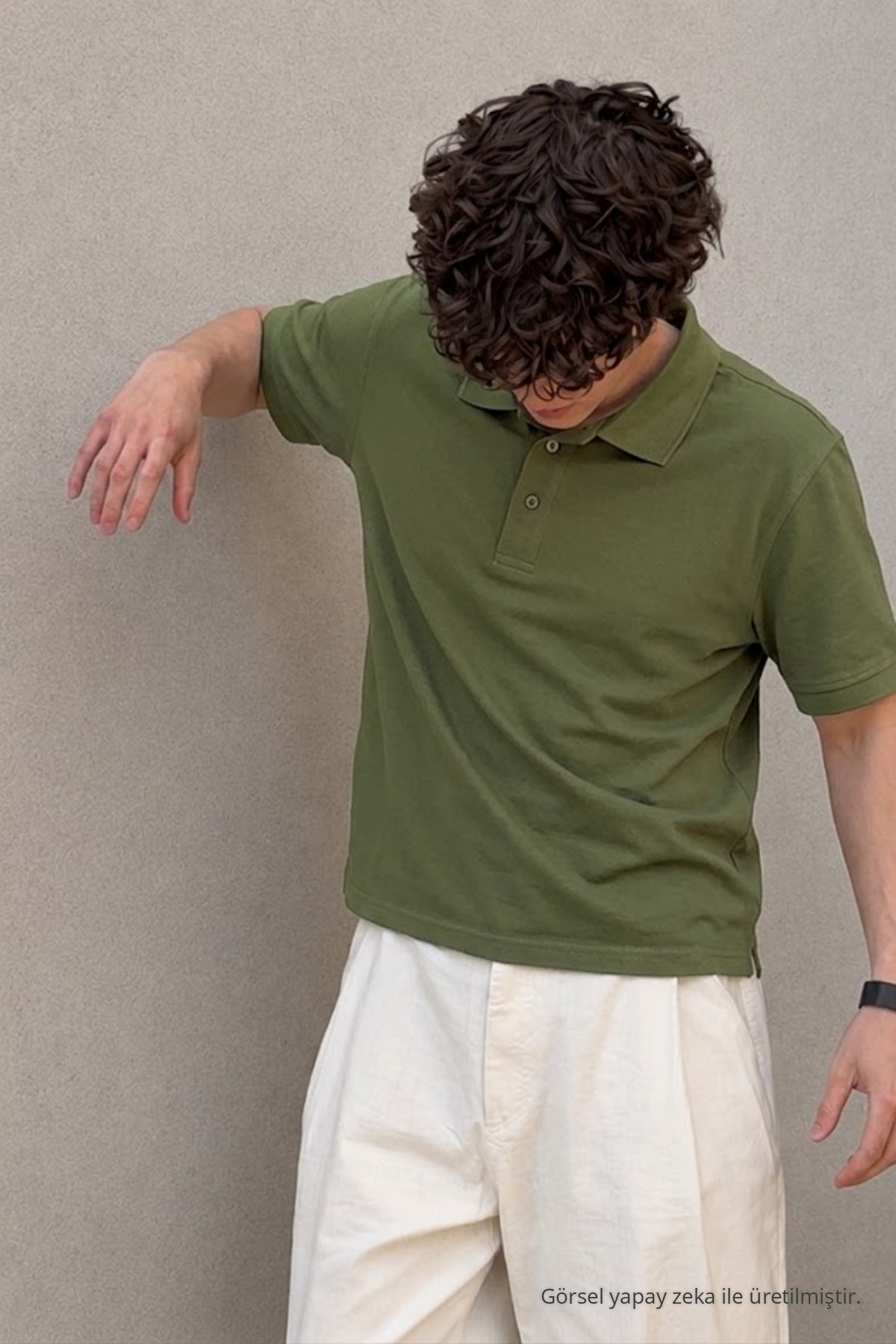 Erkek Klasik 3 Lü Paket Polo Yaka Tişört Beyaz 3