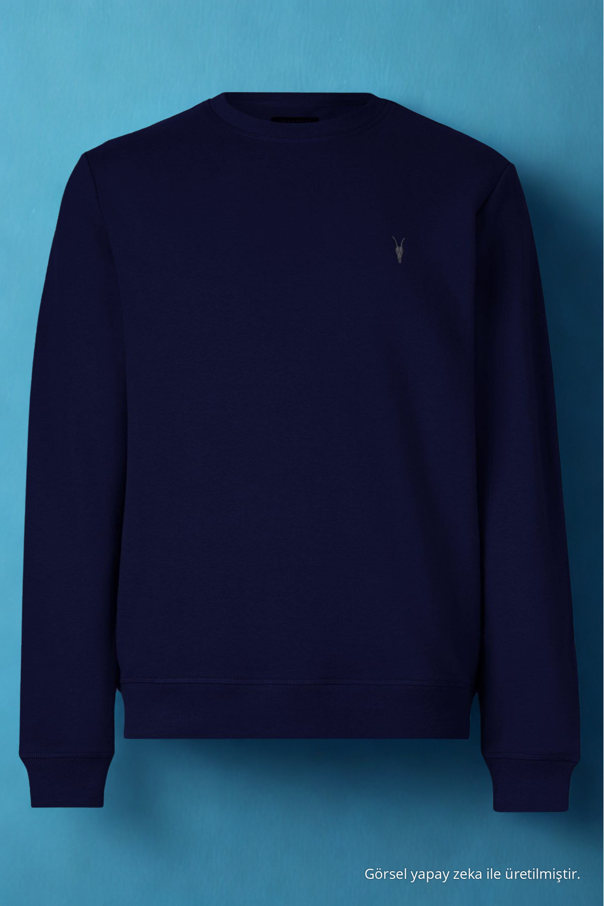 Erkek Kışlık Salaş Basic LACİVERT Sweatshirt 5