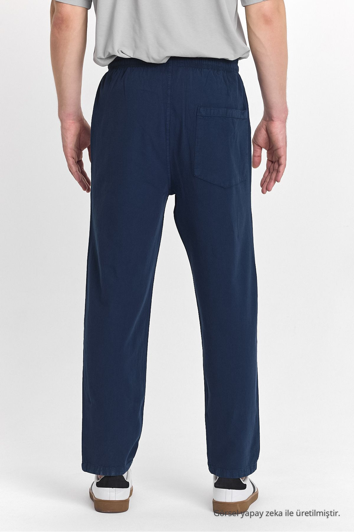 Erkek LACİVERT Regular Fit Basic Pantolon 8