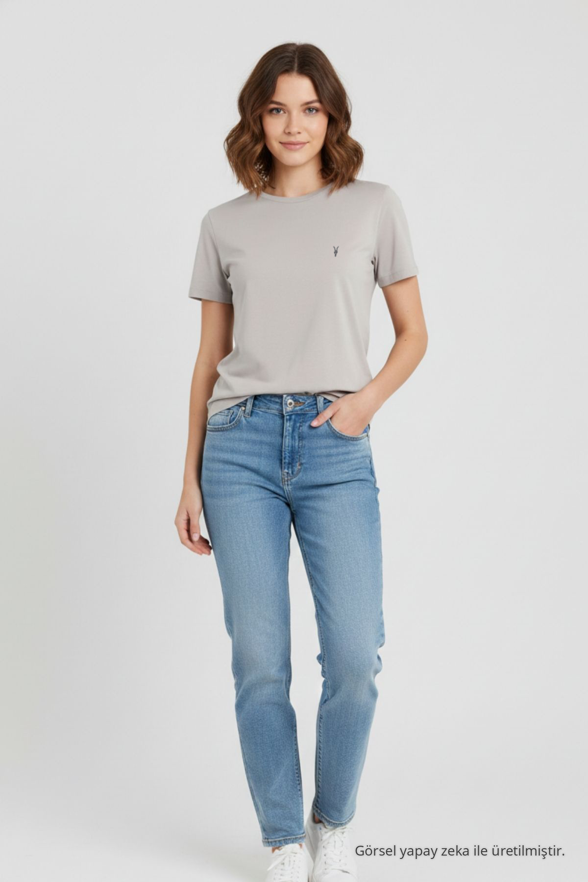 Erkek Relaxed Fit Bisiklet Yaka 3 Lü Tişört Beyaz 3