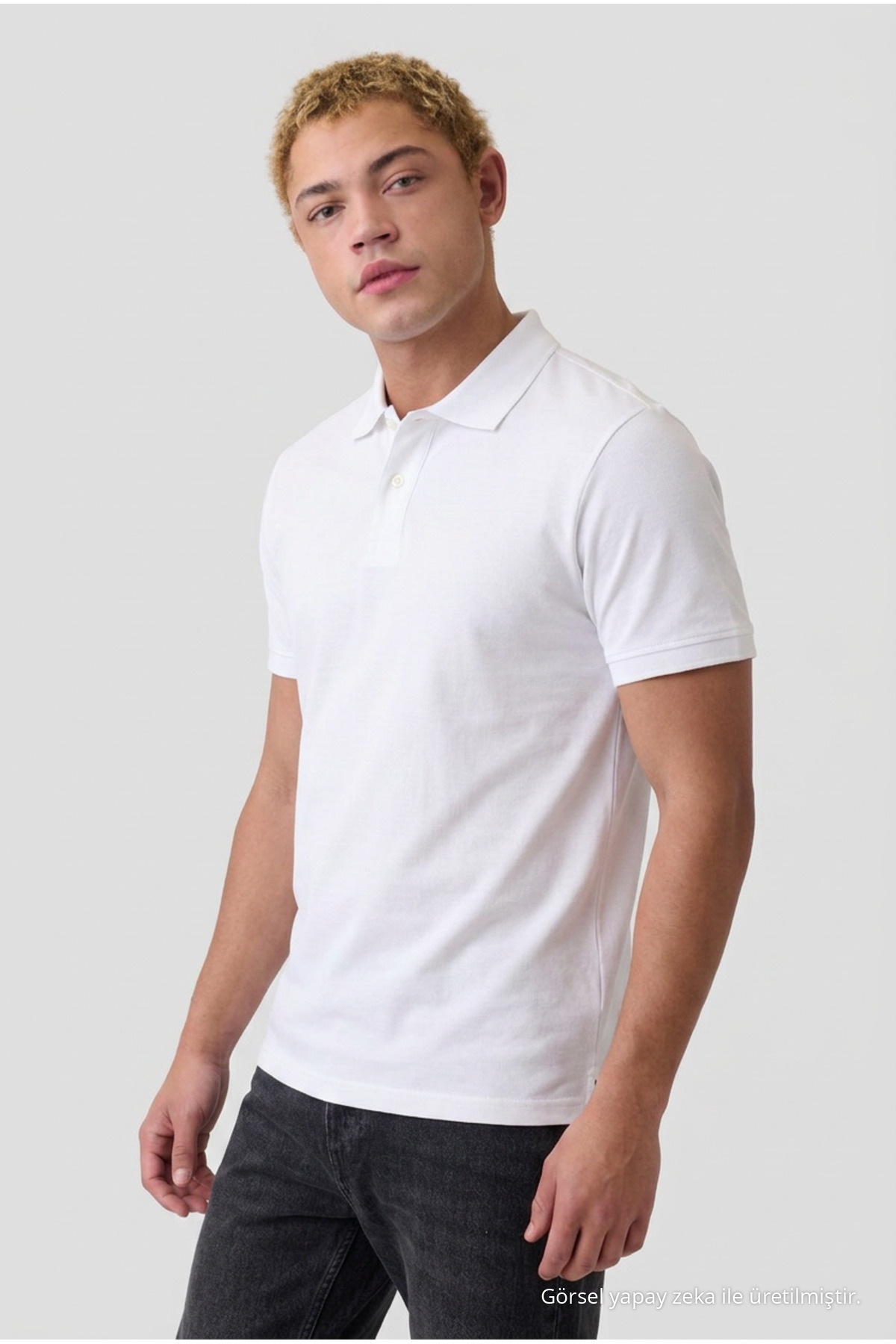 Erkek Kısa Kollu 3 Lü Okul Tarzı Tişört Antrasit 5