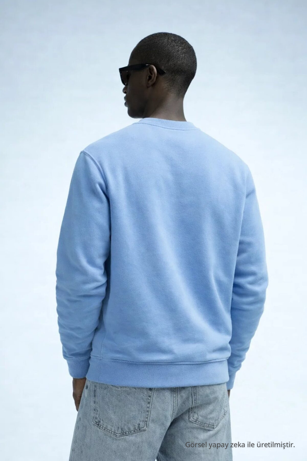 Erkek Kışlık Bebe BEBE MAVİ Oversize Sweatshirt 6