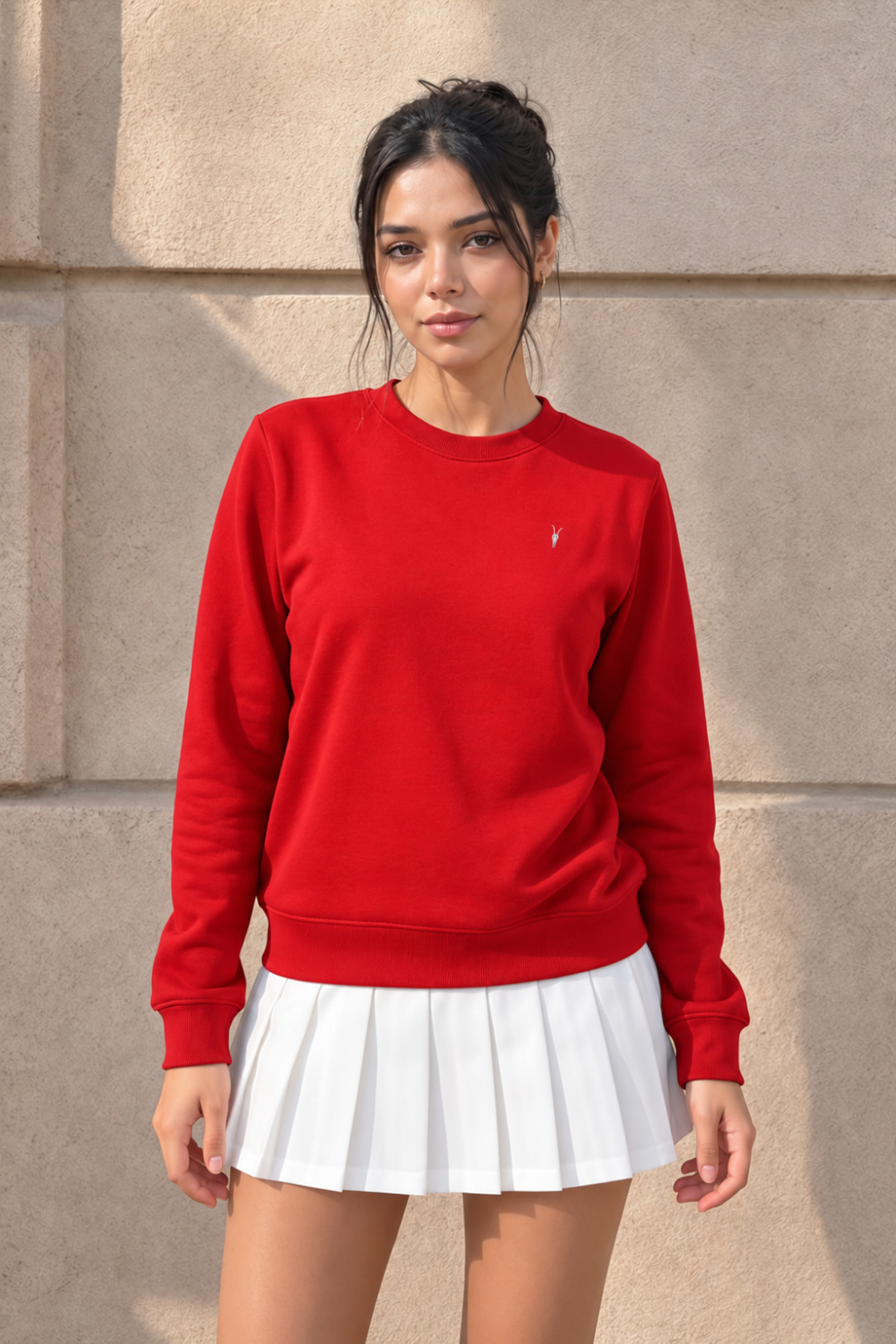 Kadın Uzun Kollu Comfort Bol 3' Lu Sweatshirt GRİ 6