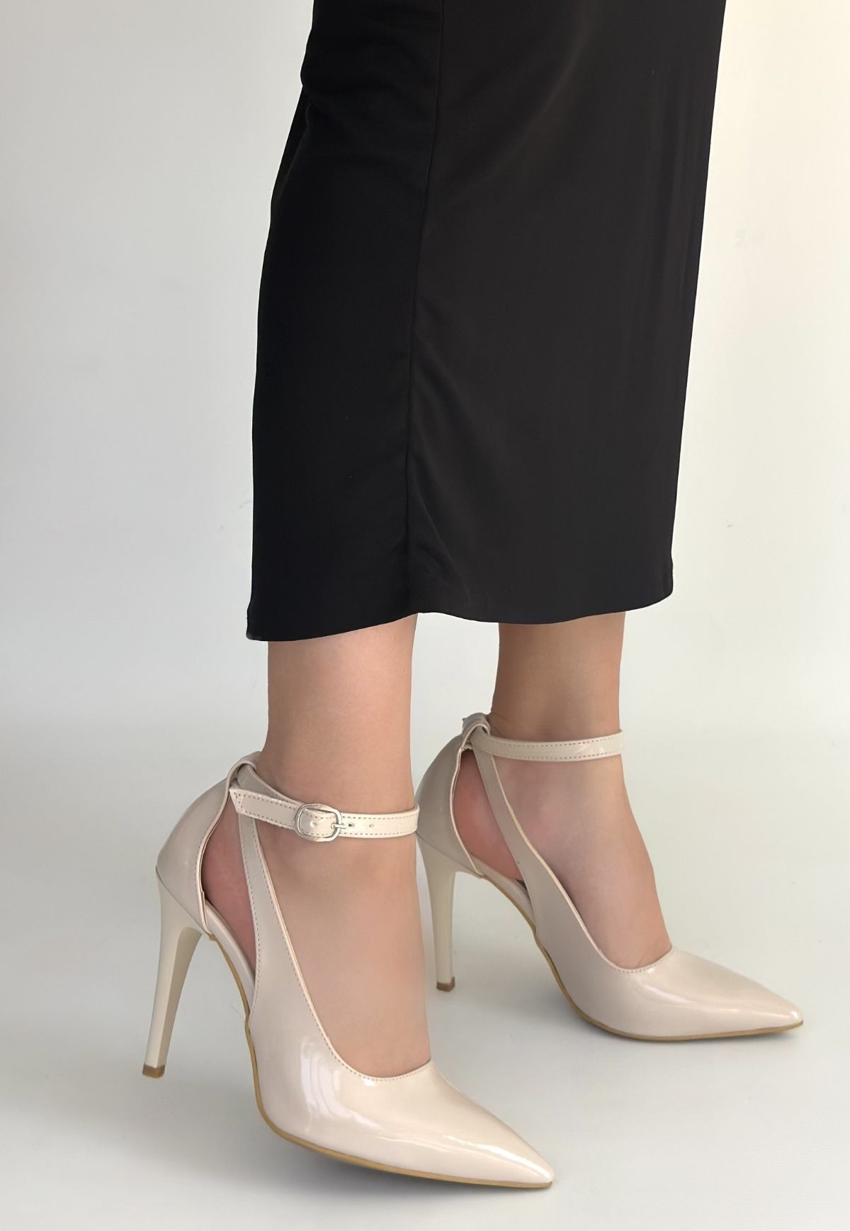 Wenni Bej Rugan Stiletto Ayakkabı 3