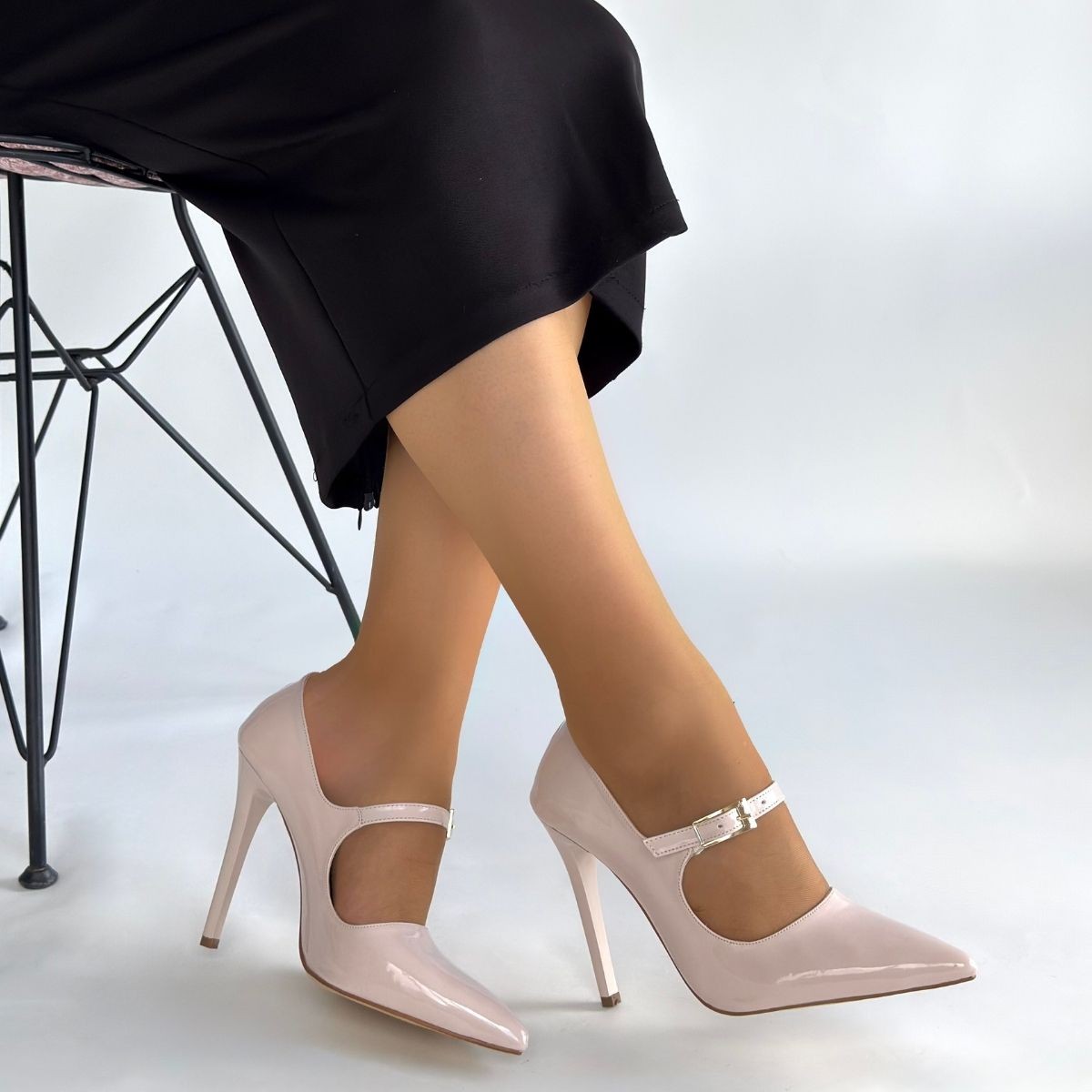 Tiej Bej Rugan Stiletto Ayakkabı 4
