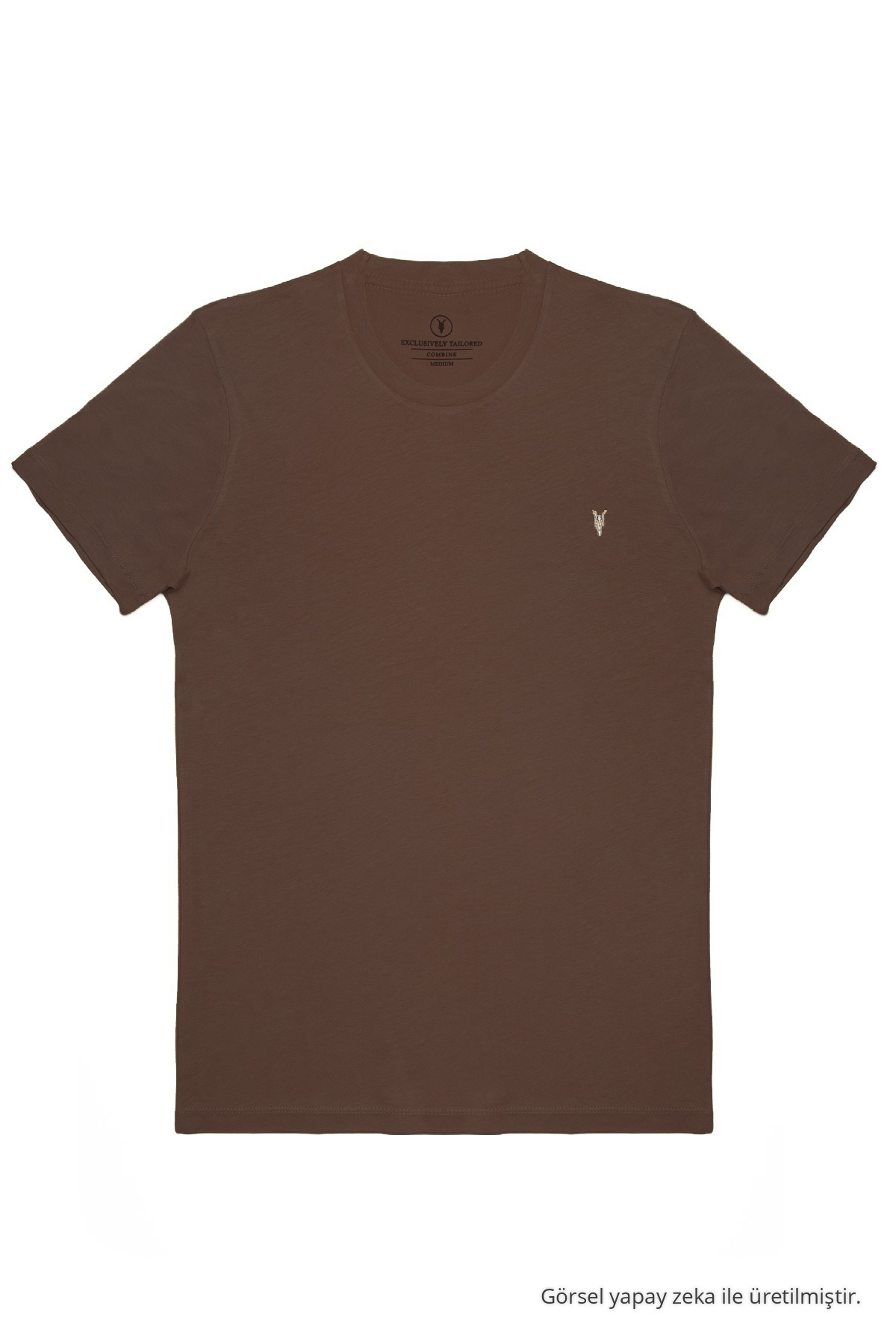 Standart Kalıp Basic 5-li T-shirt Paketi SİYAH-BEYAZ-LACİVERT-BORDO-GRİ 3
