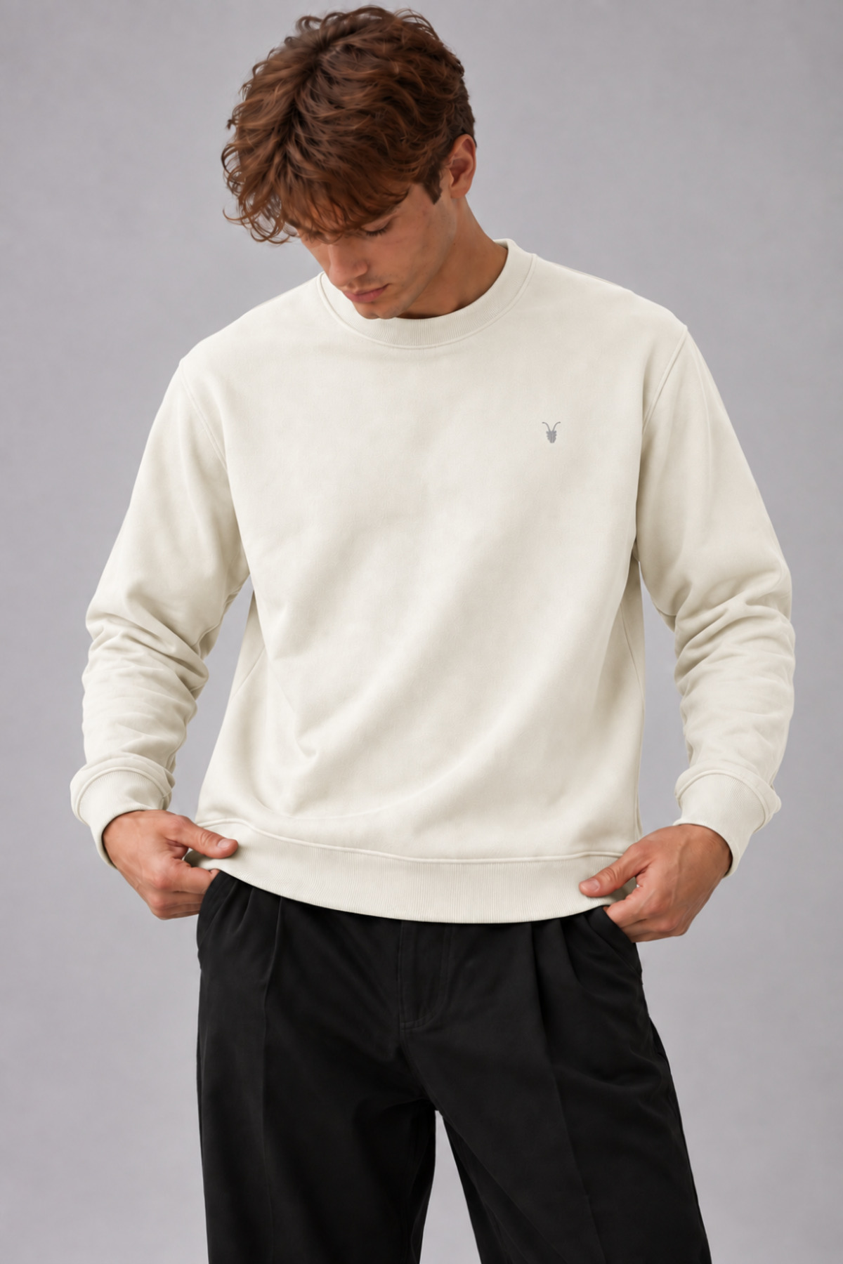 Erkek Bisiklet Yaka 2' Li Sweatshirt TARÇIN 3