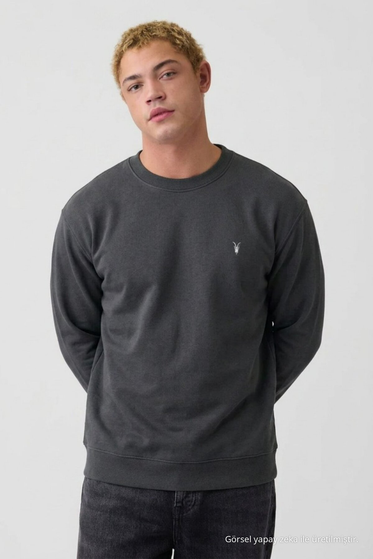 Erkek Rahat Casual 3 Lü Sweatshirt BORDO 4