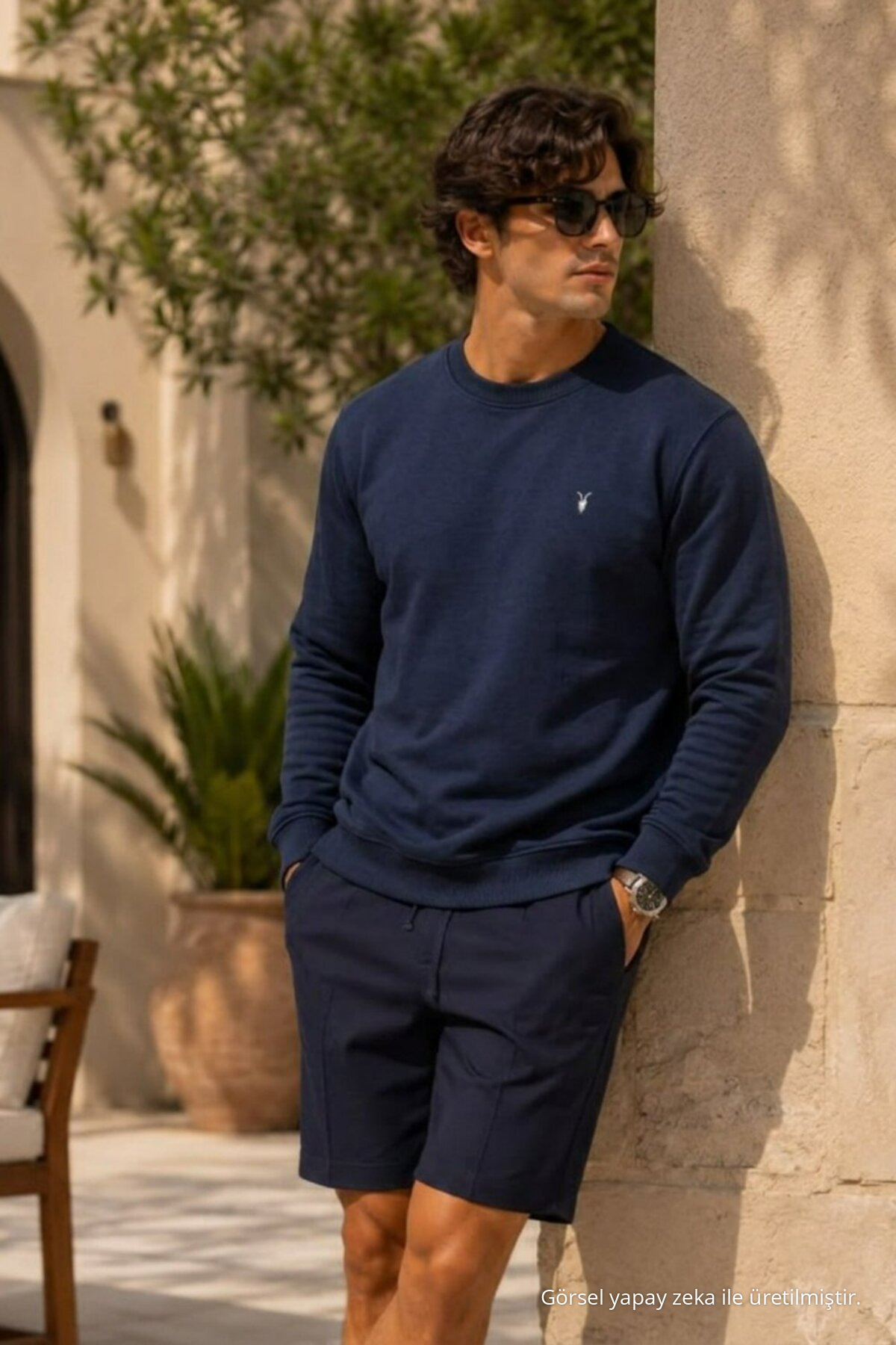 Erkek Casual Comfort Fit 3 Lü Sweatshirt ÇAĞLA 4