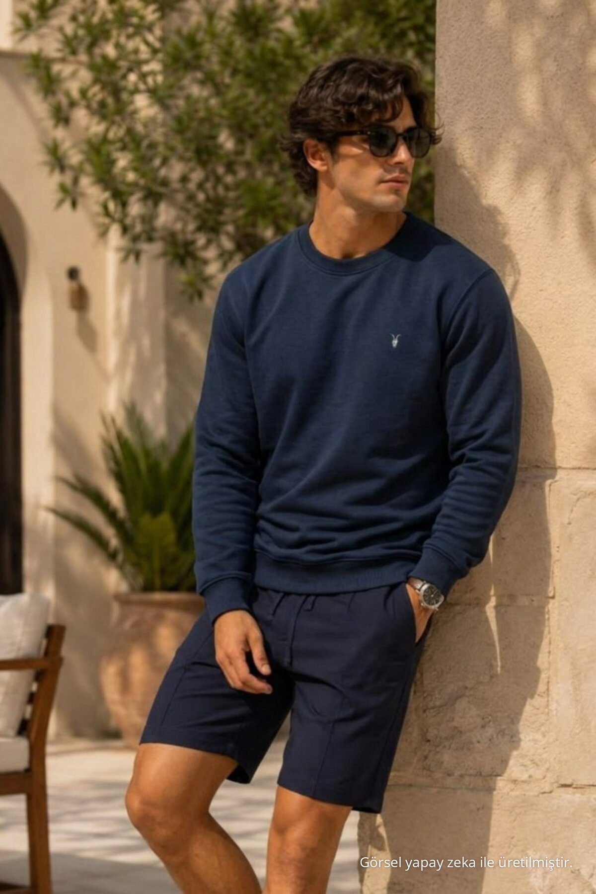 Erkek Casual Comfort Fit 3 Lü Sweatshirt ÇAĞLA 5