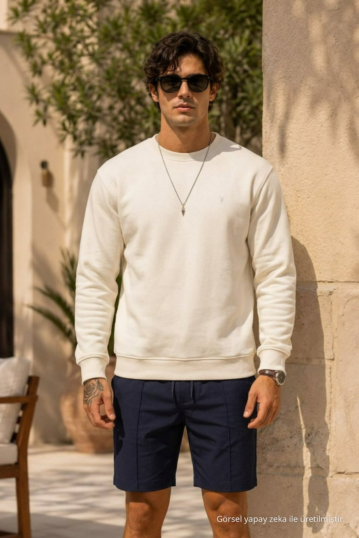 Erkek Casual Comfort Fit 3 Lü Sweatshirt TARÇIN 3