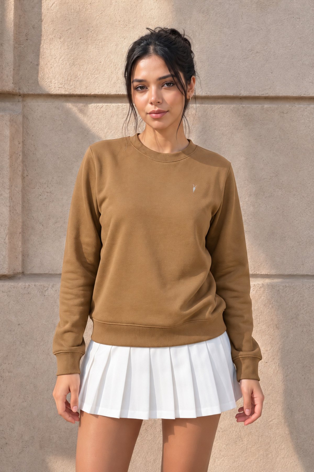 Kadın Uzun Kollu Comfort Bol 3' Lu Sweatshirt BORDO 6