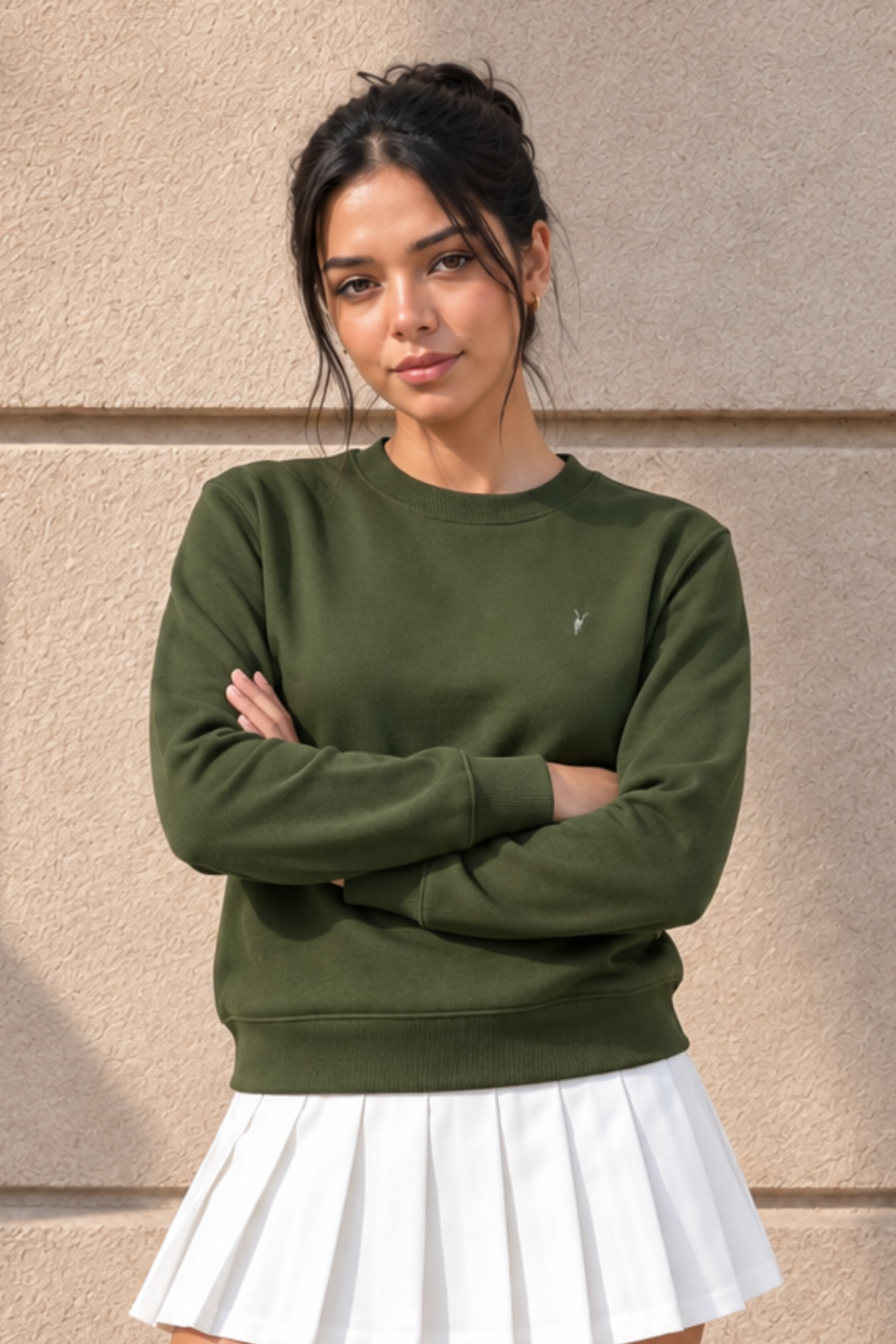 Kadın Uzun Kollu Comfort Bol 3' Lu Sweatshirt GRİ 5