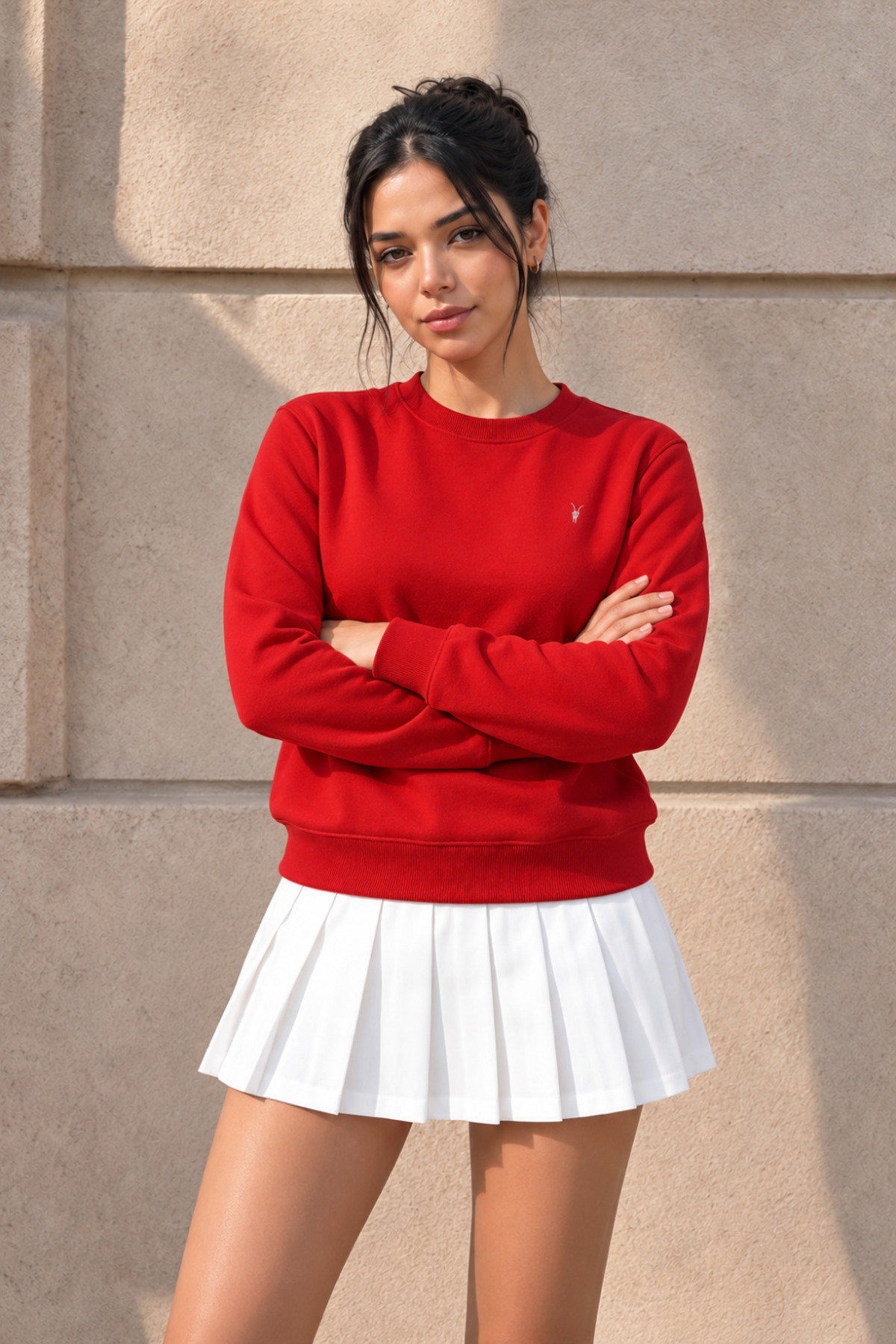 Kadın Uzun Kollu Comfort Bol 3' Lu Sweatshirt GRİ 7
