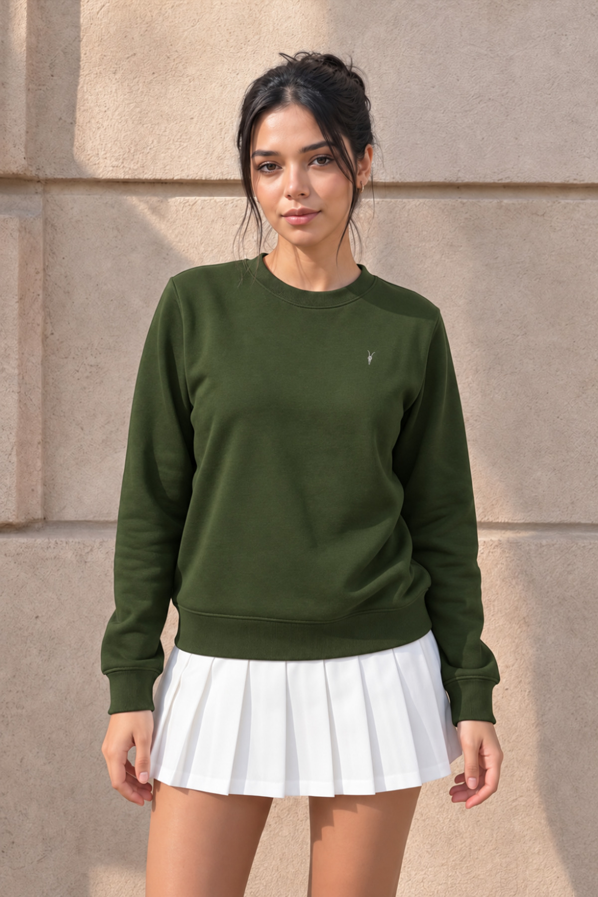 Kadın Uzun Kollu Comfort Bol 3' Lu Sweatshirt GRİ 4