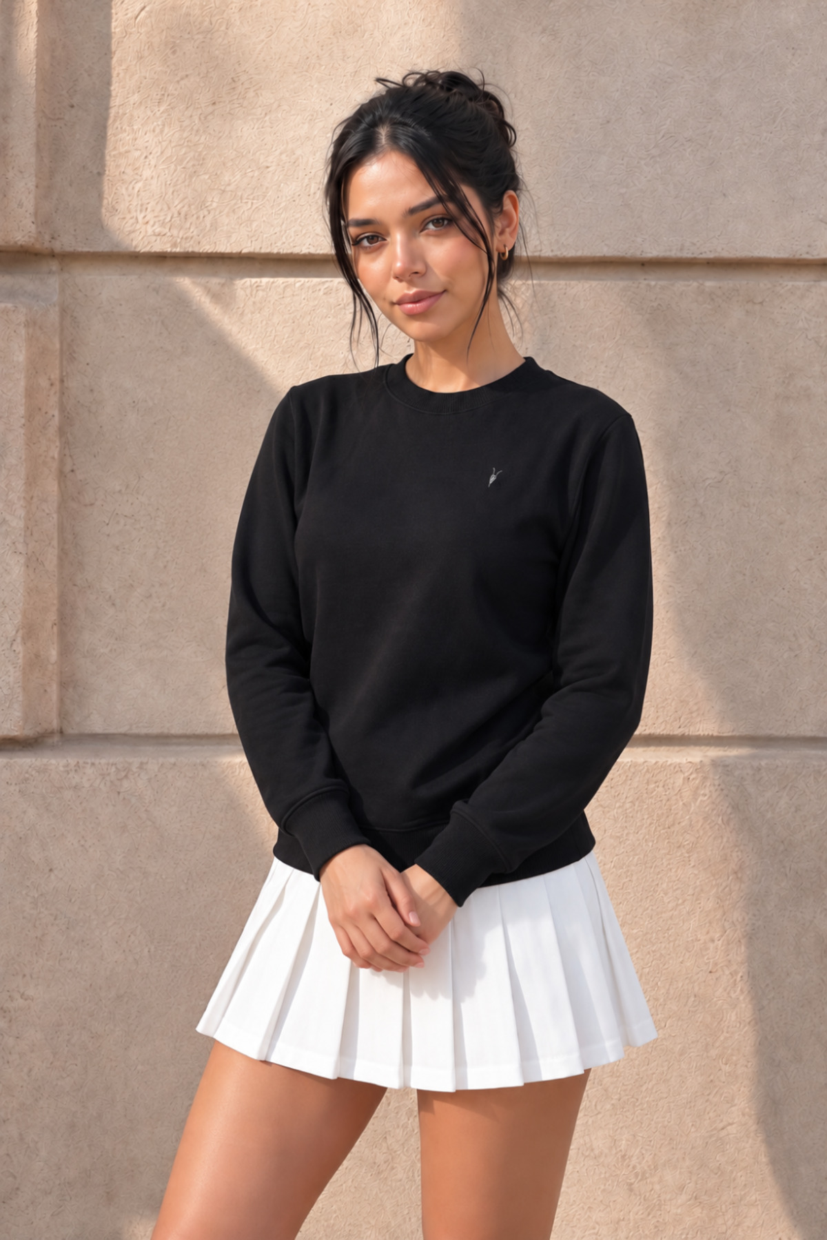 Kadın Uzun Kollu Comfort Bol 3' Lu Sweatshirt HAKİ 5