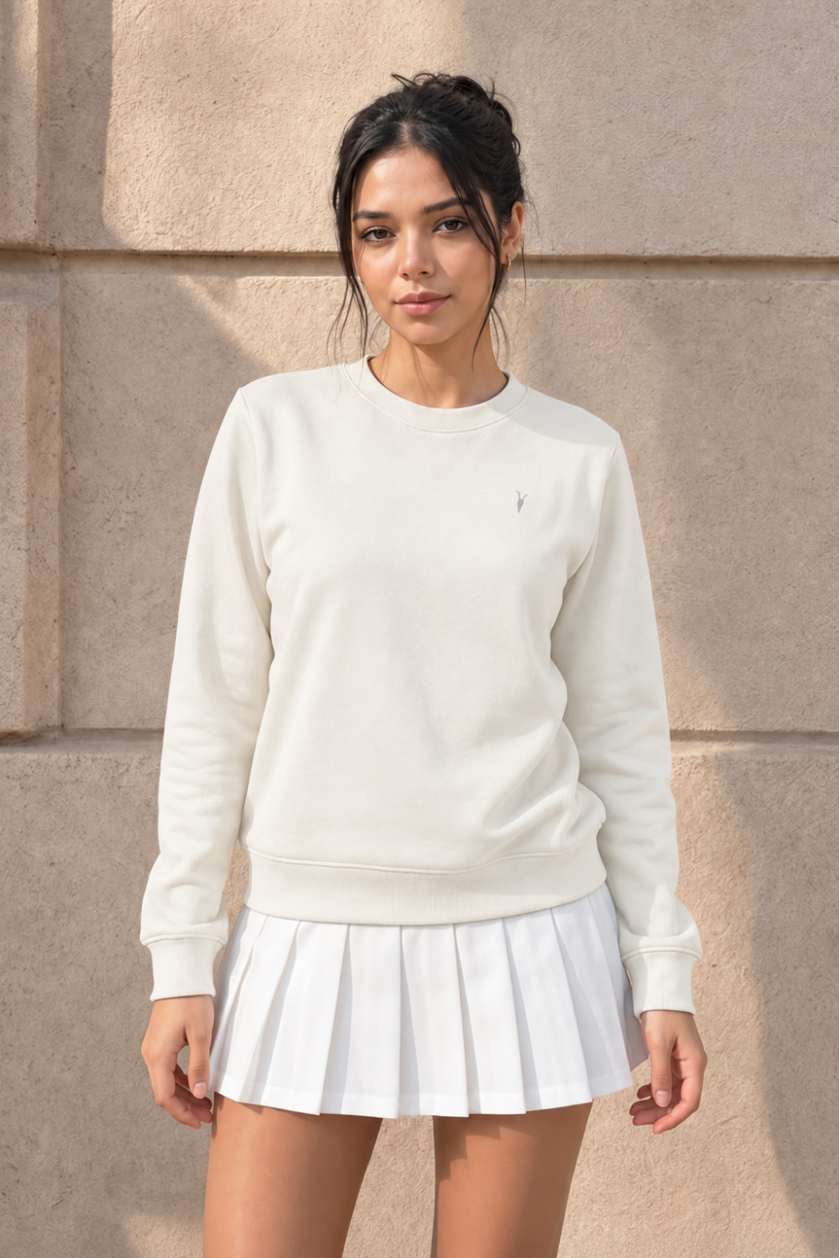 Kadın Uzun Kollu Comfort Bol 3' Lu Sweatshirt SİYAH 4