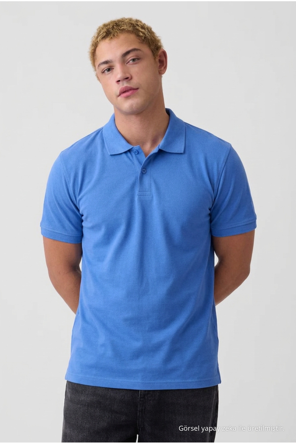 Erkek Kısa Kollu 3 Lü Okul Tarzı Tişört Antrasit 3