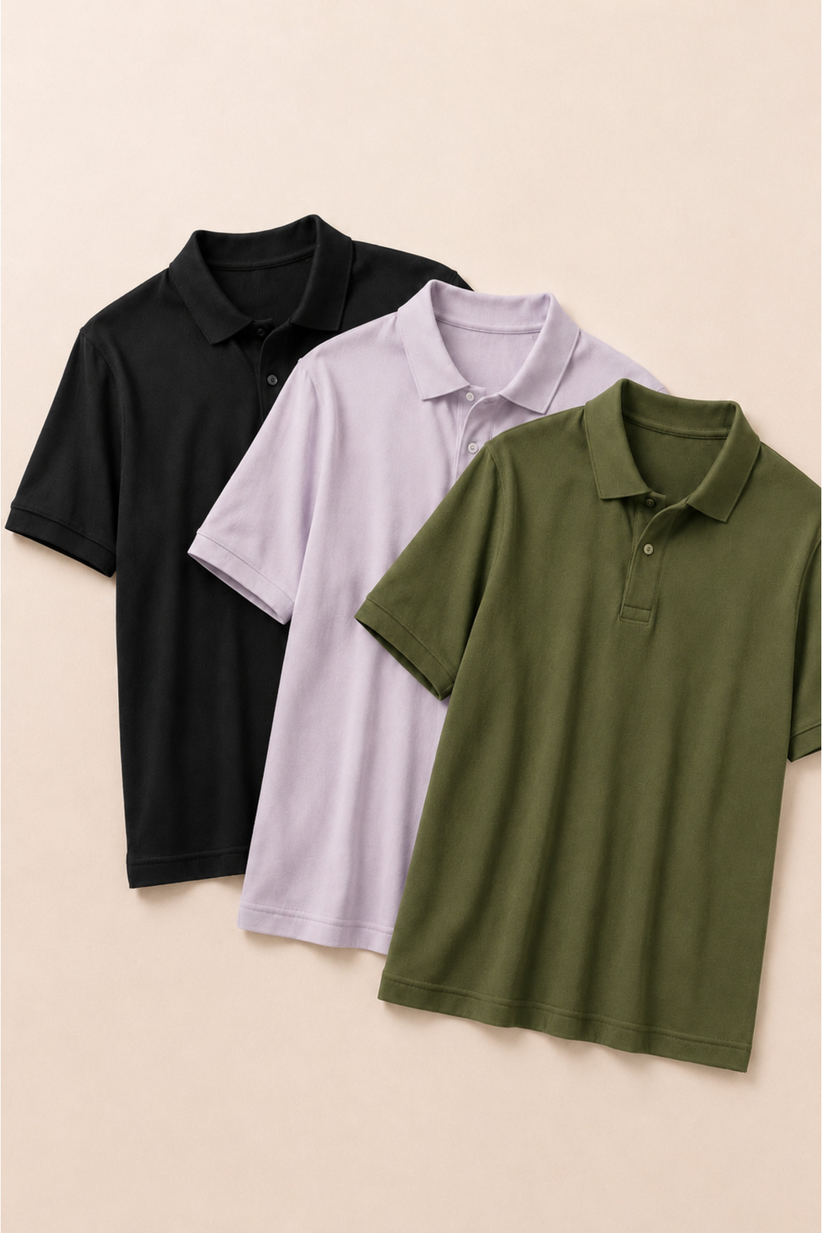 Erkek Klasik 3 Lü Paket Polo Yaka Tişört