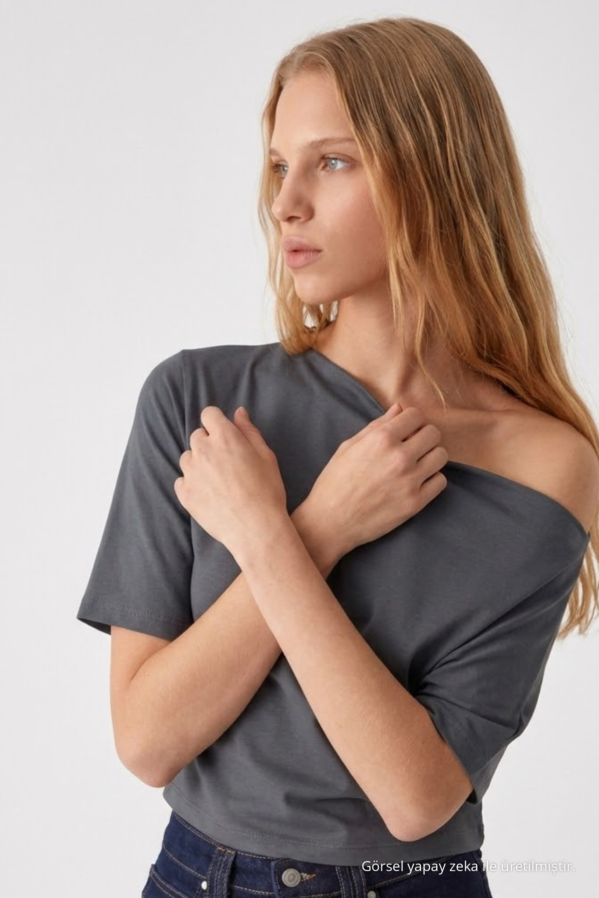 Kadın Günlük Slim Basic 3 Lü Bluz Çok Renkli 6