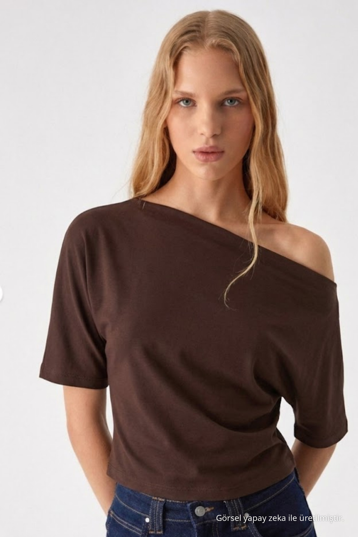 Kadın Günlük Slim Basic 3 Lü Bluz Lacivert 3