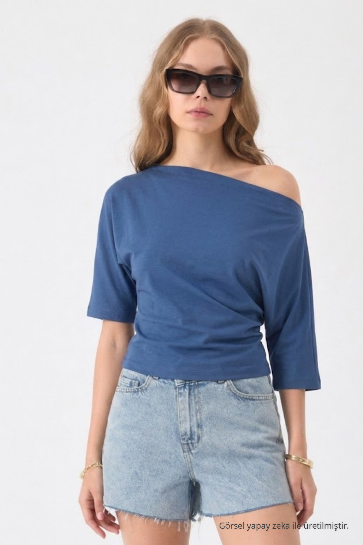 Kadın Pamuklu Yazlık Basic 3 Lü Bluz Siyah 3