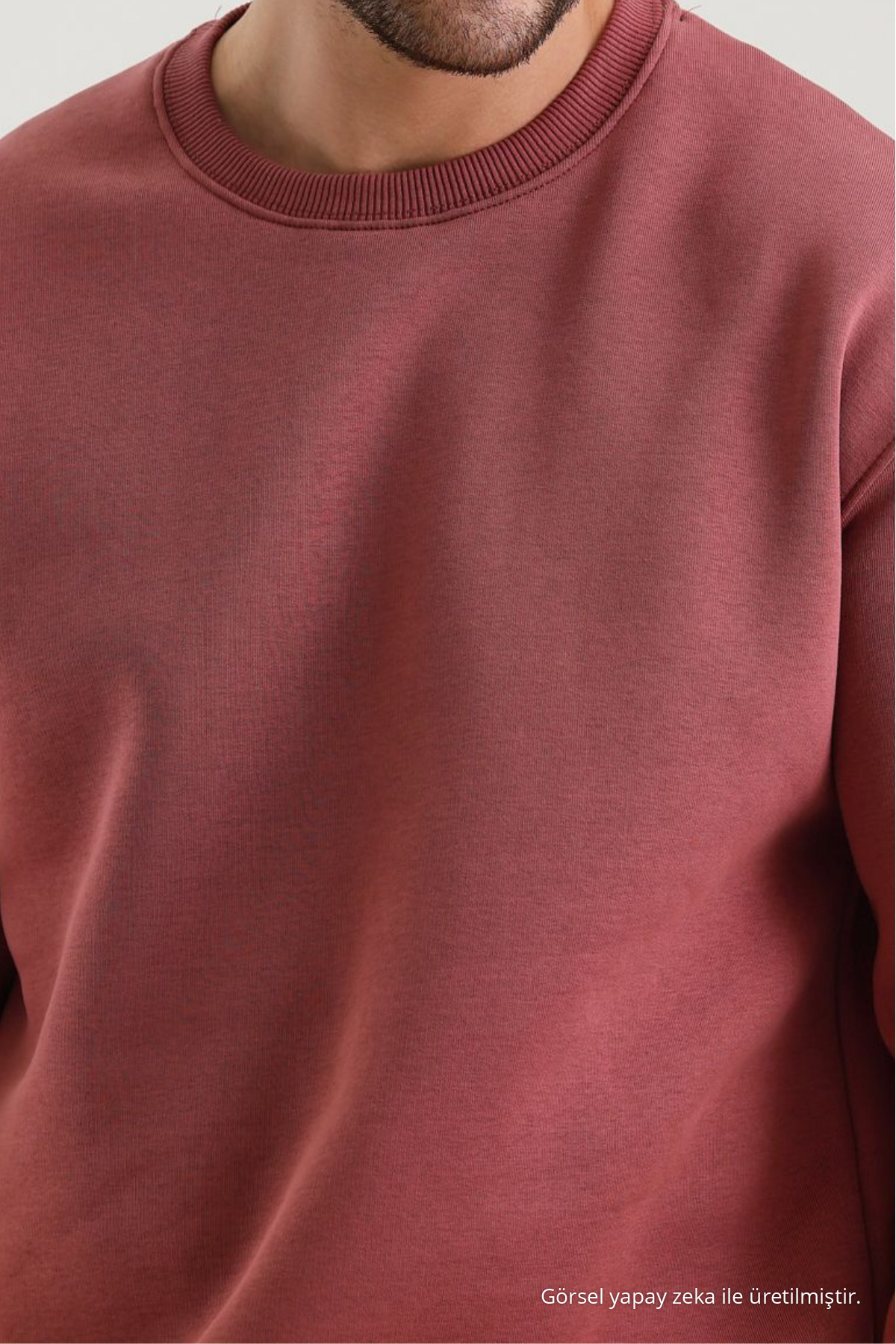 Erkek Basic Uzun Kollu Salaş 3 Lü Sweatshirt GRIMELANJ 5