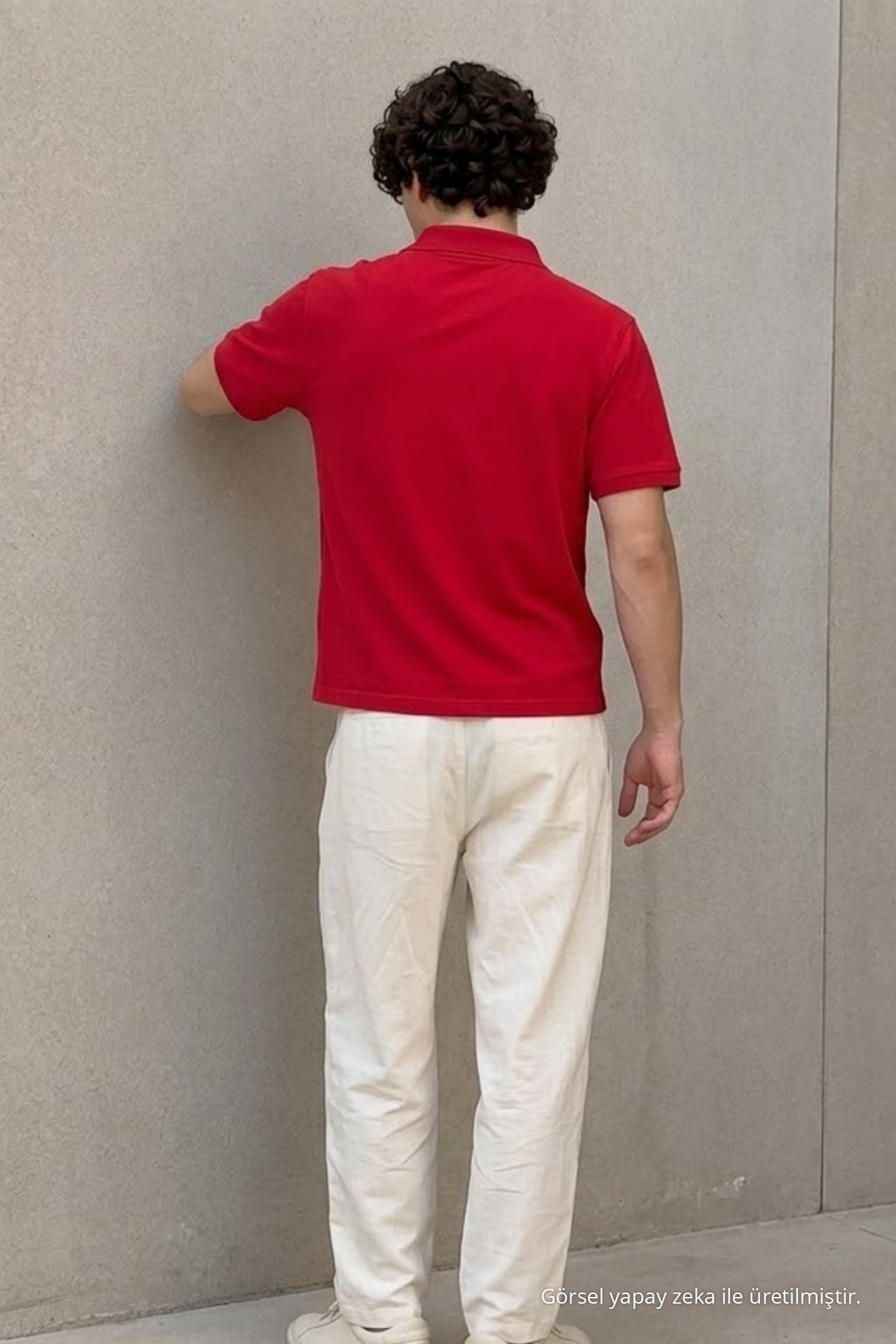 Erkek Klasik Kırmızı Polo Yaka Tişört 5