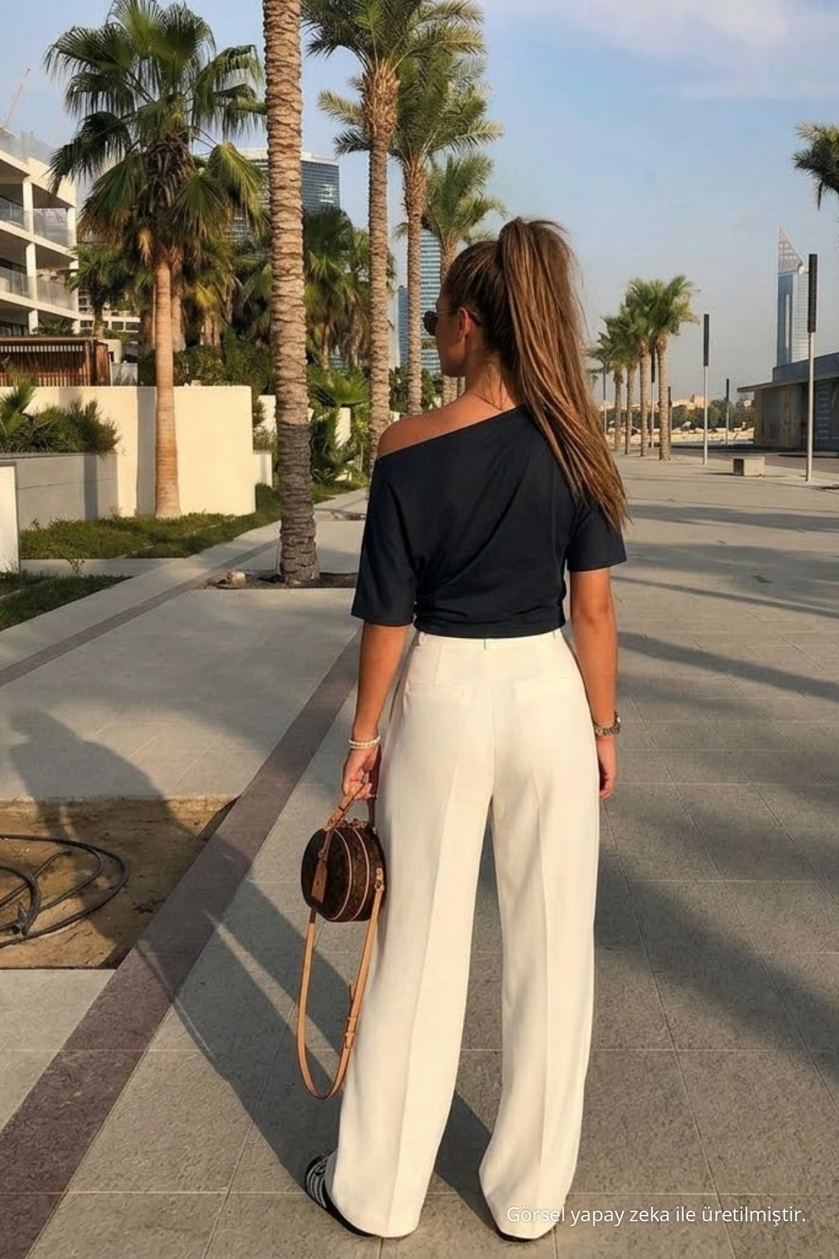 Kadın Günlük Slim Basic Siyah Bluz 5