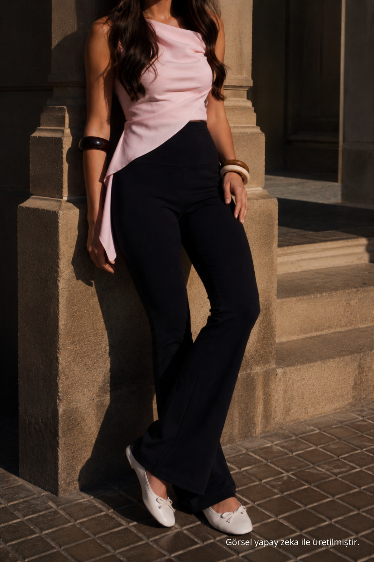 Kadın Basic Trend Comfort Siyah Tayt 6