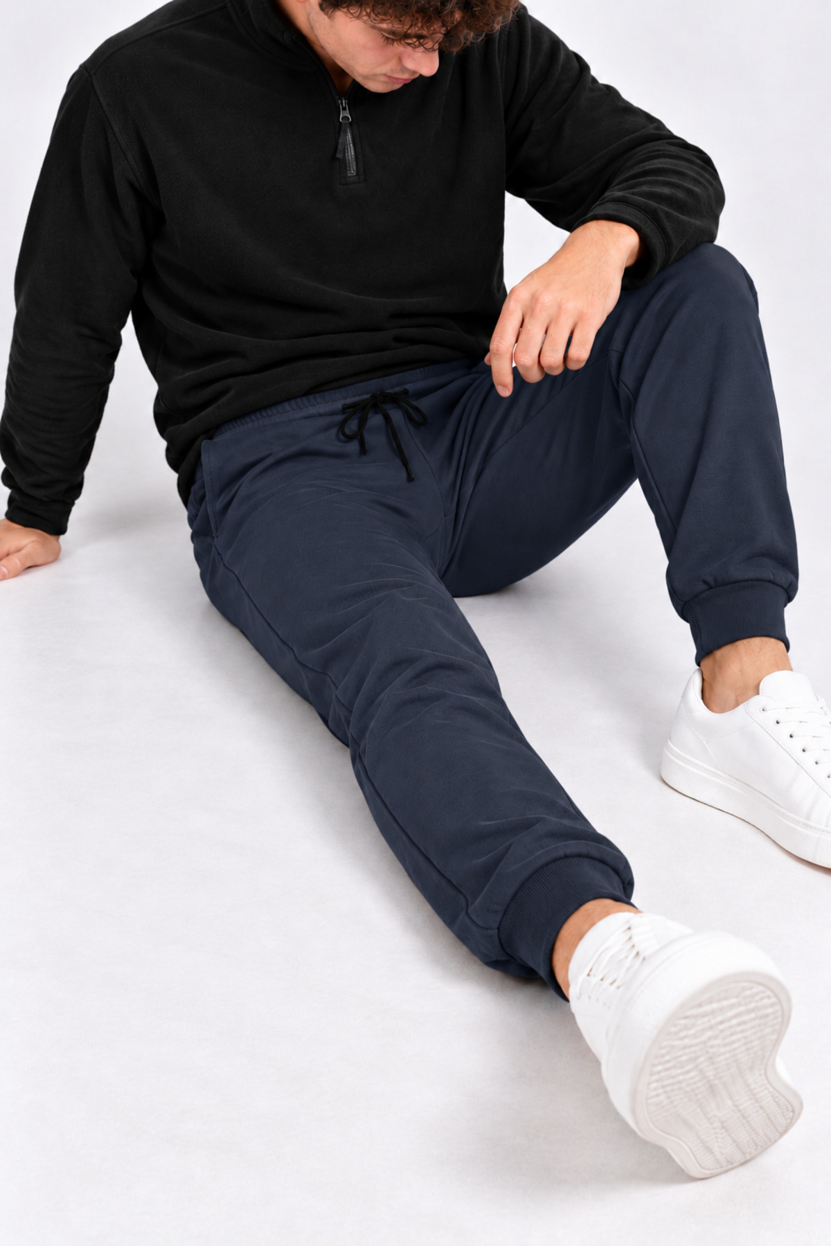 Erkek Lastikli Jogger Füme Eşofman Altı 3