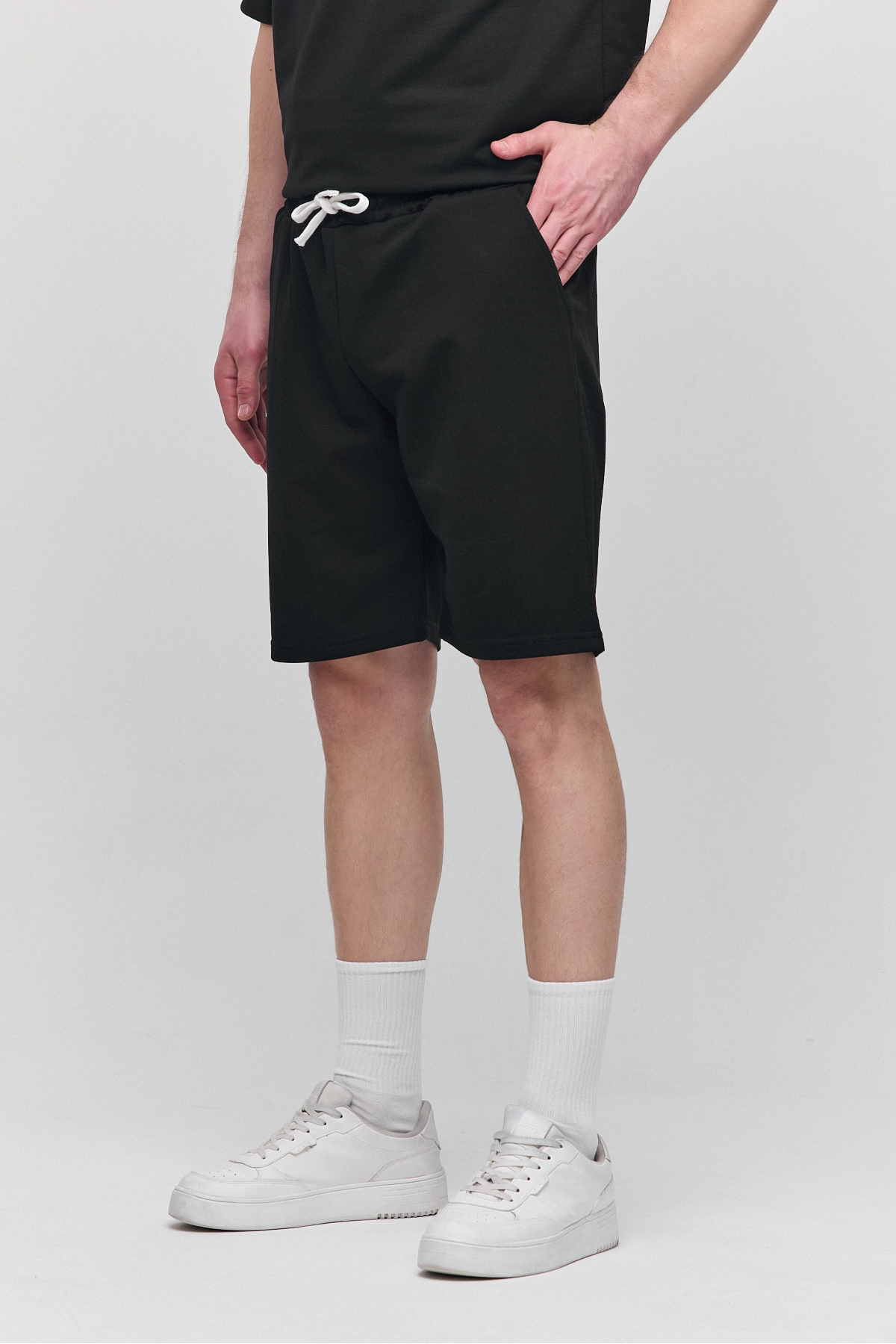 Erkek Comfort Fit SİYAH Şort & Bermuda 3