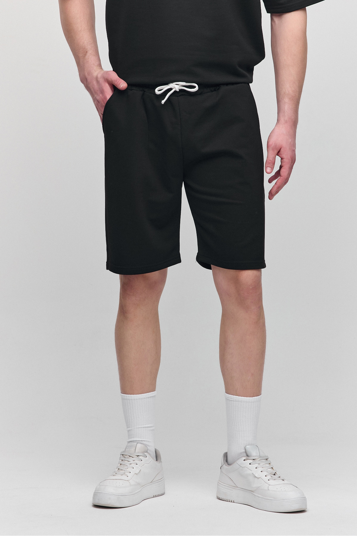 Erkek Comfort Fit SİYAH Şort & Bermuda 4