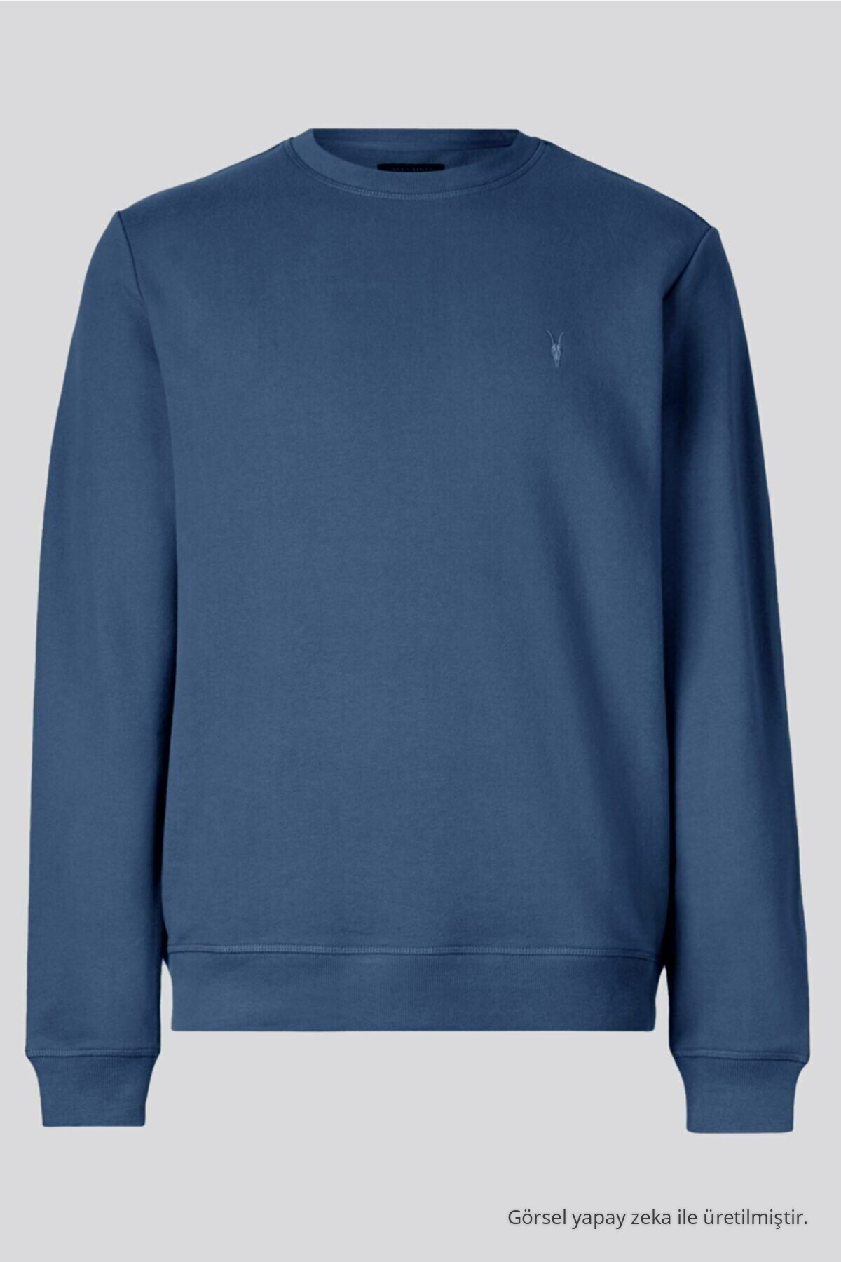 Erkek Uzun Kollu Basic Salaş 3 Lü Swetshirt GÜL 6