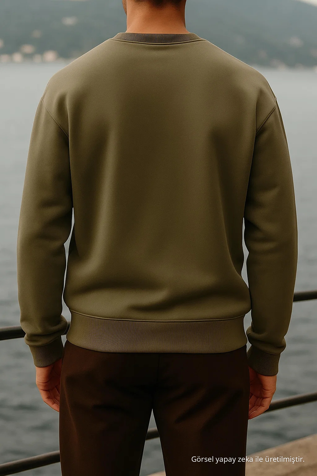 Erkek Oversize Premium Kışlık 3 Lü Kazak Koyu 6