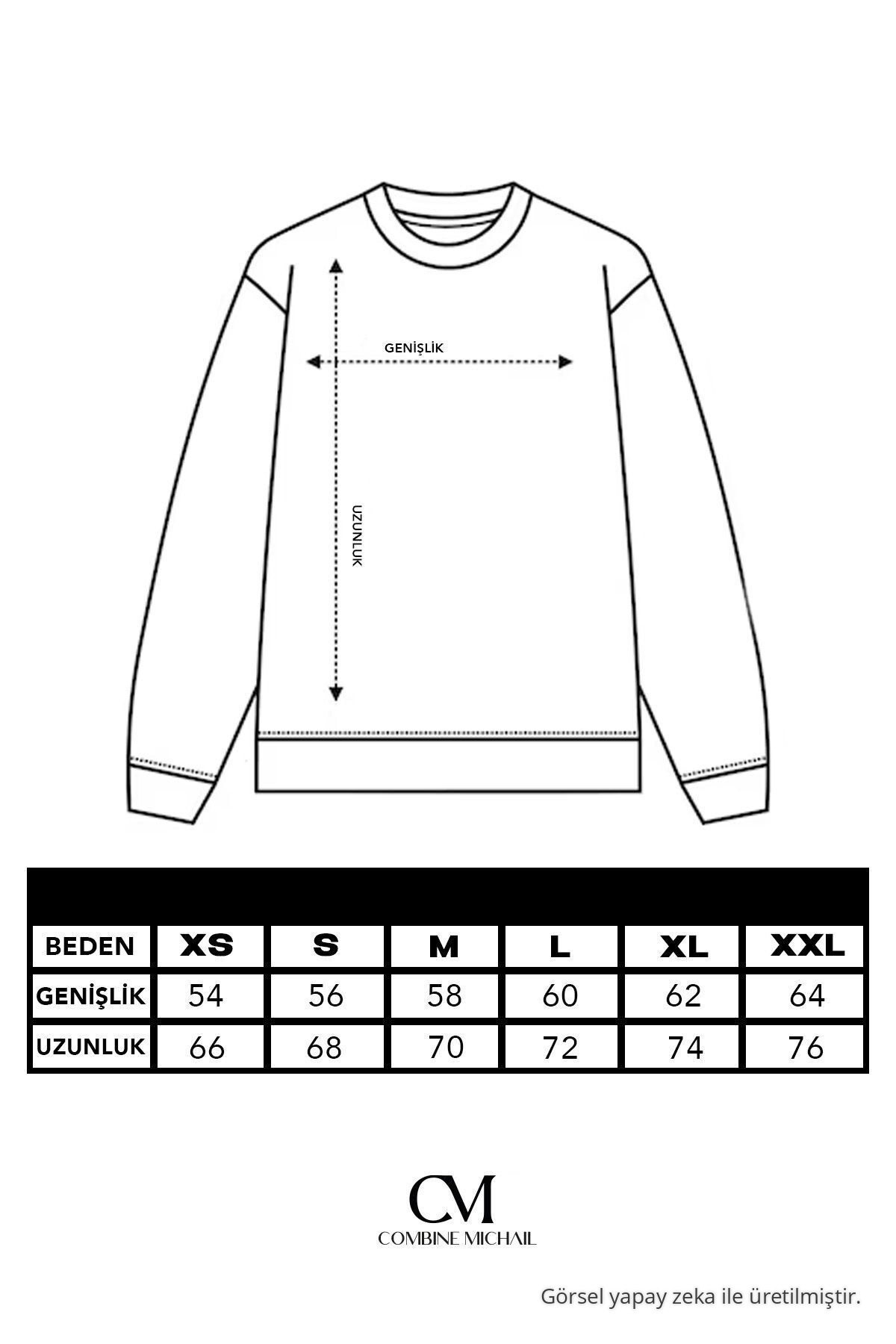 Kadın Bisiklet Yaka İçi Şardonlu, Kışlık Yumuşak Bol Sweatshirt BORDO 4