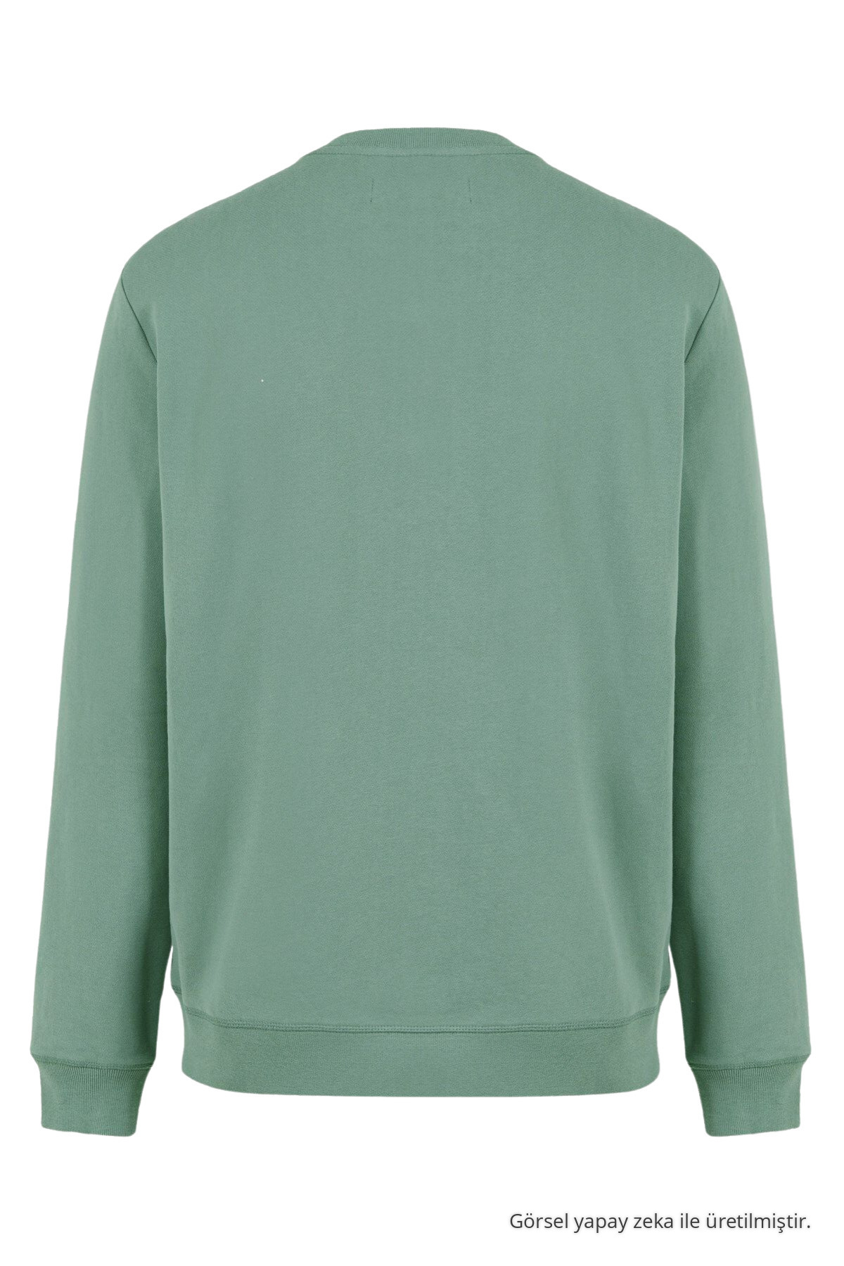 Erkek Kışlık Salaş Basic Çağla Sweatshirt 6