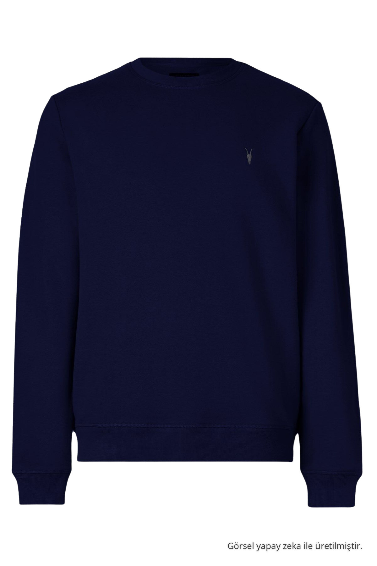 Erkek Kışlık Salaş Basic LACİVERT Sweatshirt 4