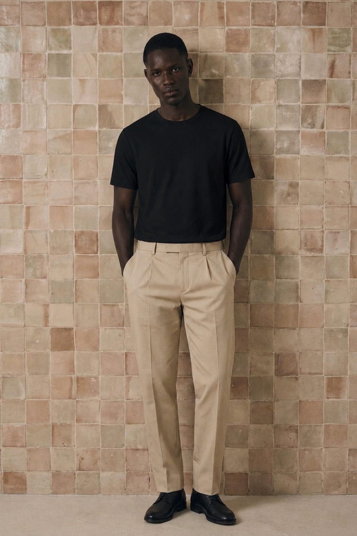 Erkek Klasik Relaxed Fit Siyah Tişört 6
