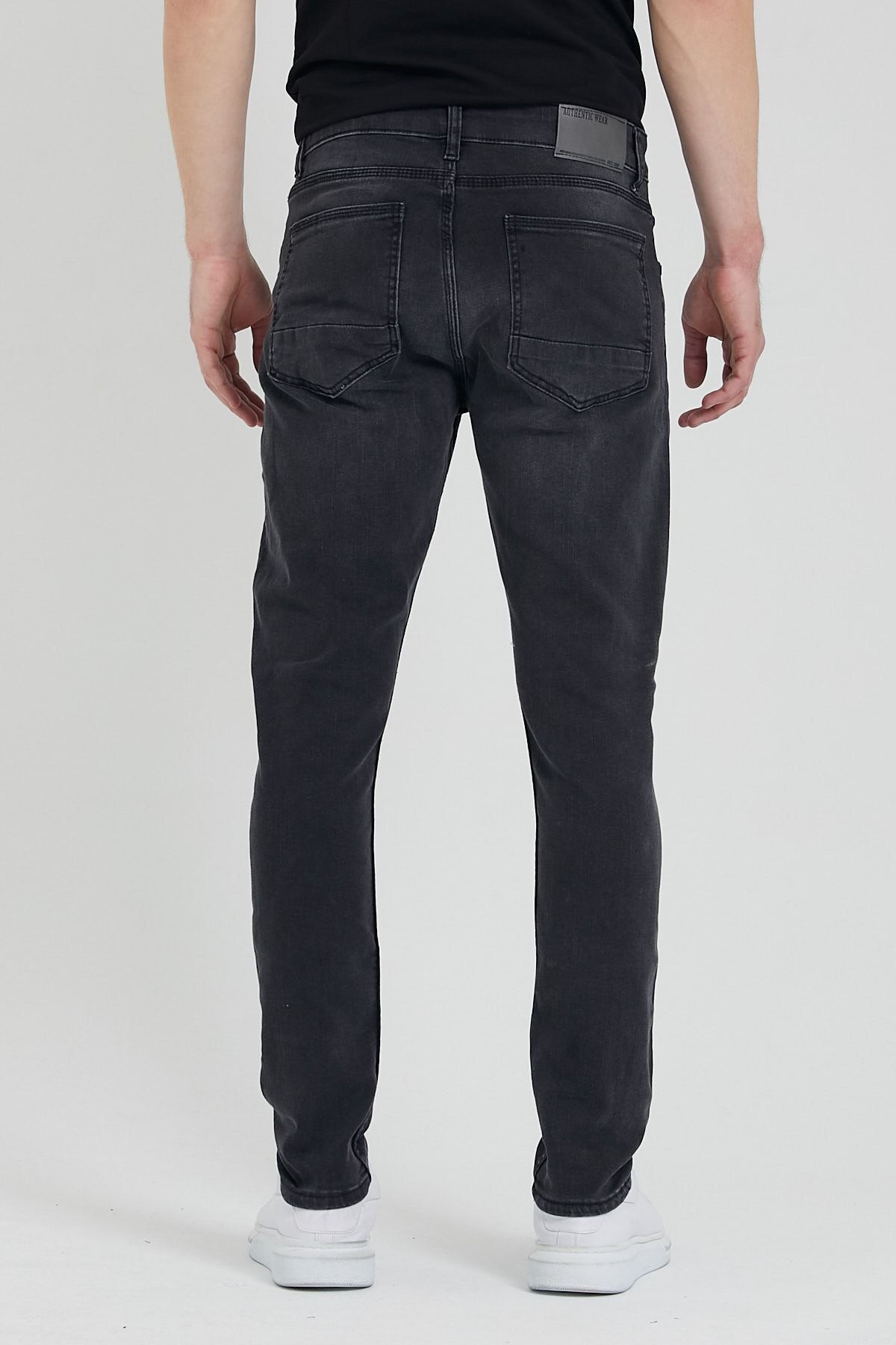 Erkek Slim Fit Jean Pantolon Açık Mavi 7